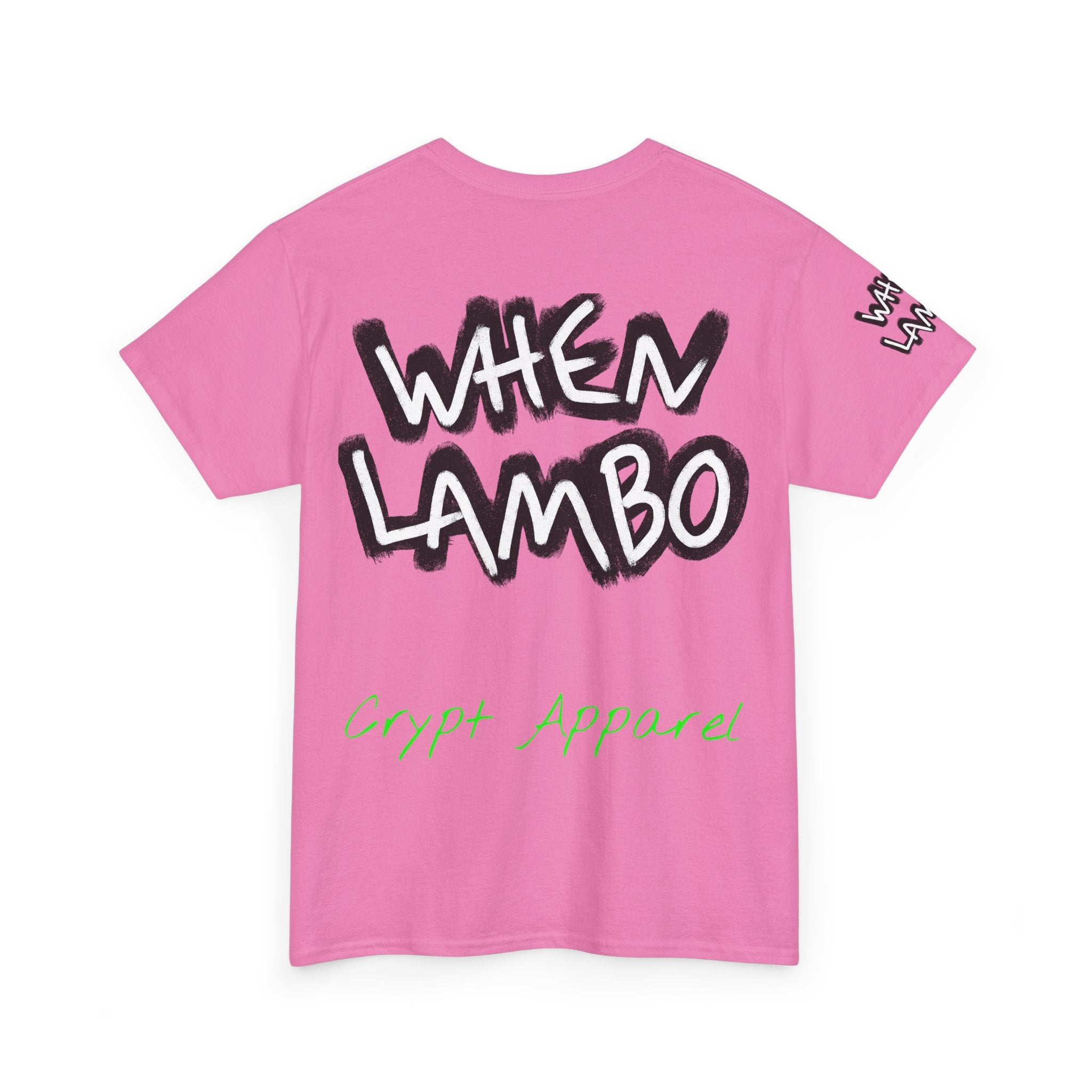 When Lambo Bitcoin inspired Crypto Graphic Tee | Crypt Apparel Car Streetwear
