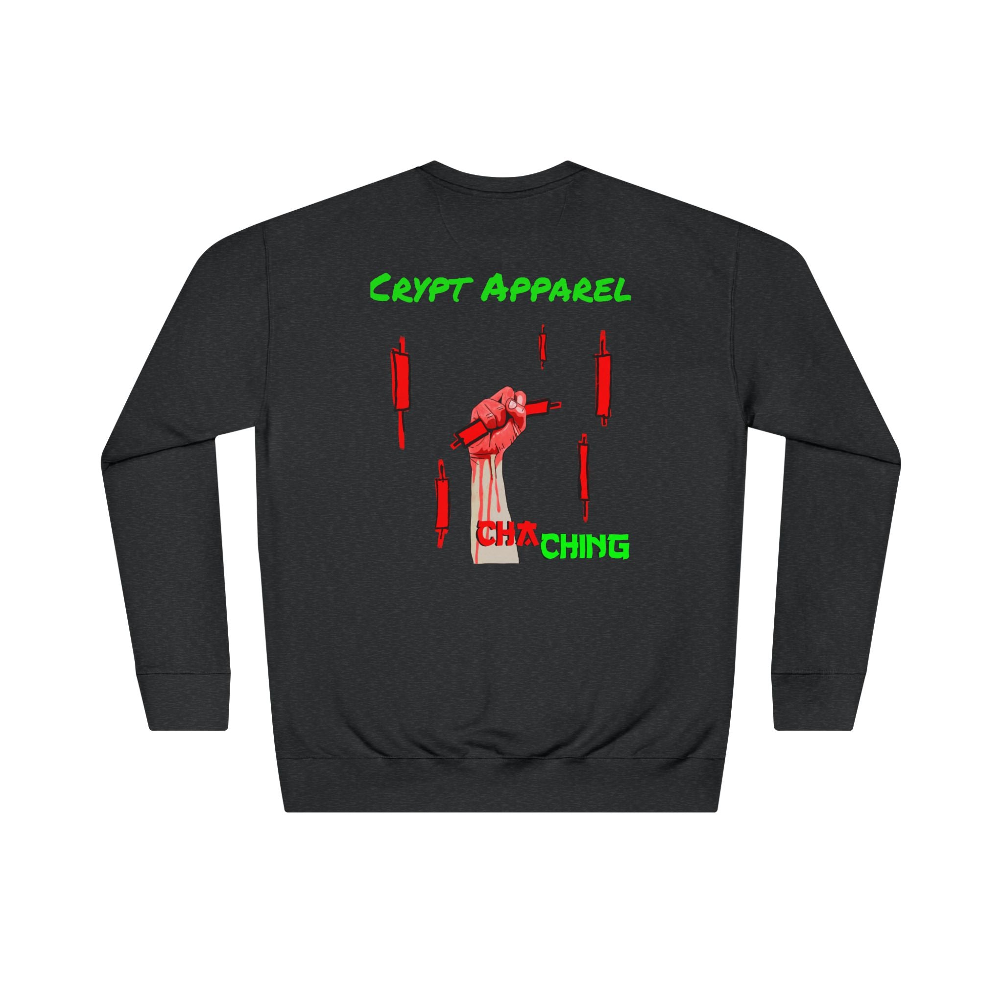 Catching Daggers Crewneck Sweatshirt — Crypt Apparel Cha-Ching Design