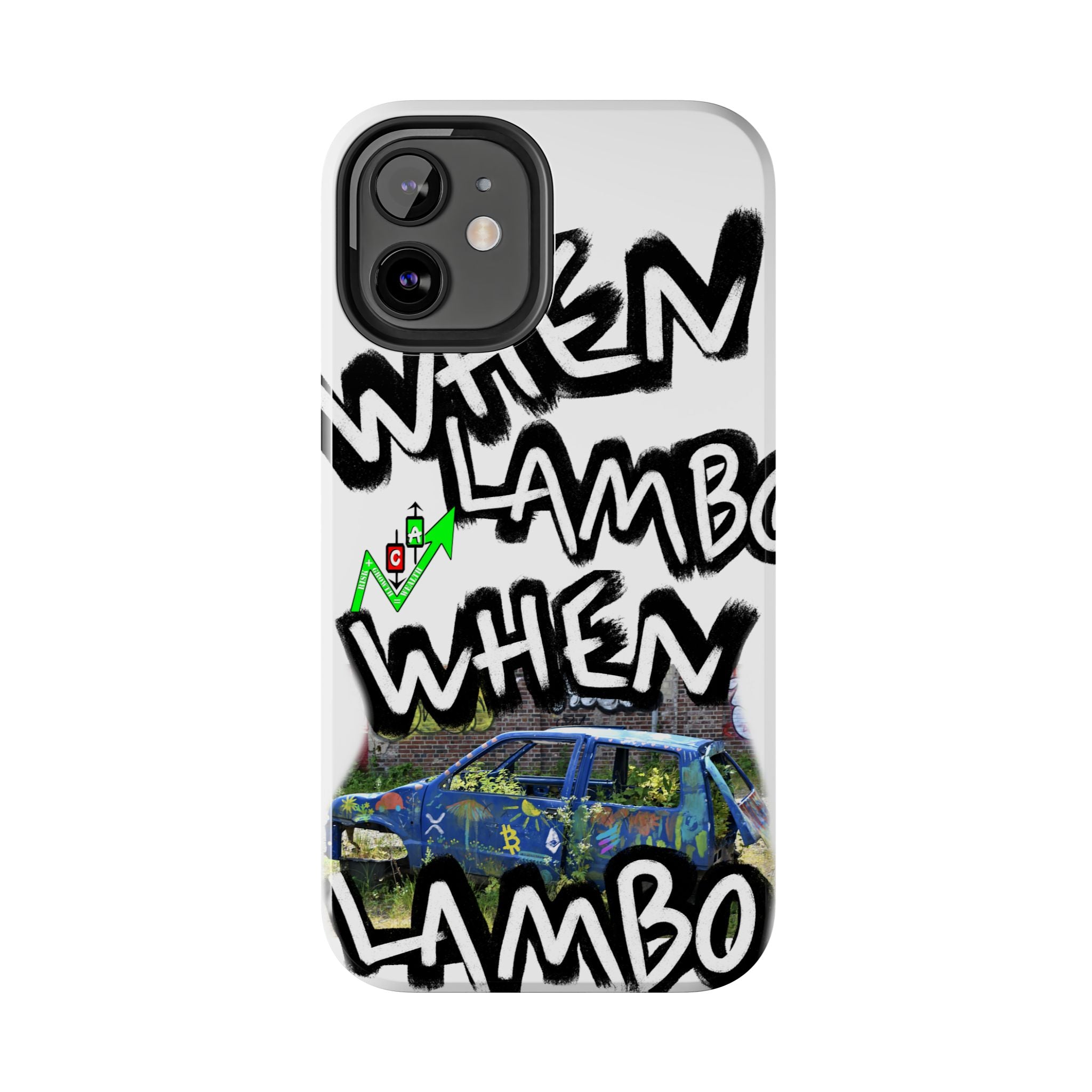 When Lambo Art Phone Case — Crypto Meme Tough Phone Case