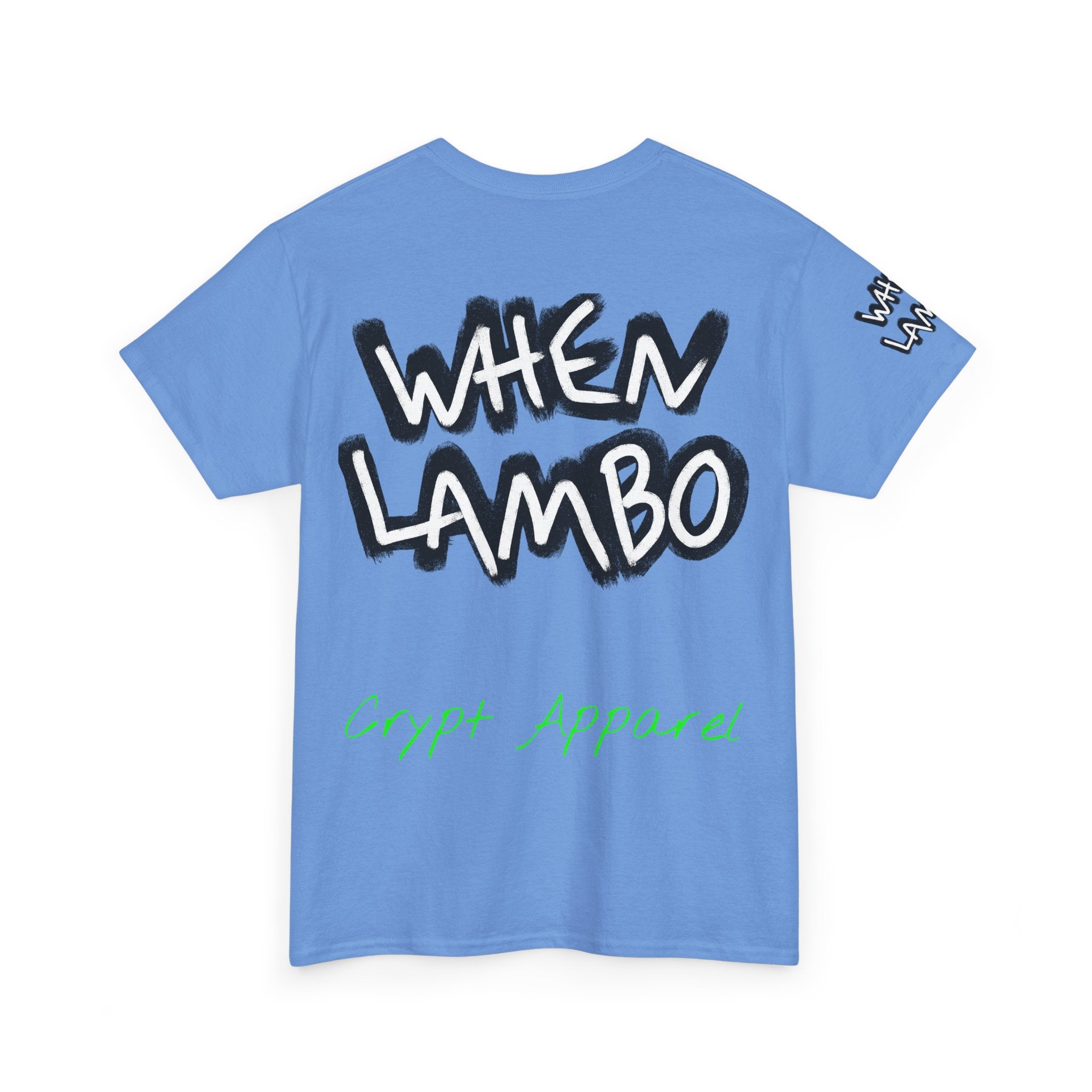 When Lambo Bitcoin inspired Crypto Graphic Tee | Crypt Apparel Car Streetwear