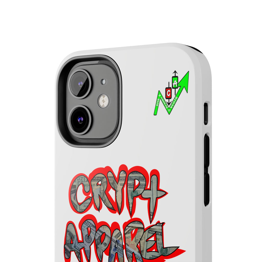 DEFY with DEFI Tough Phone Case — "Crypt Apparel: "Money" Graffiti Crypto Design