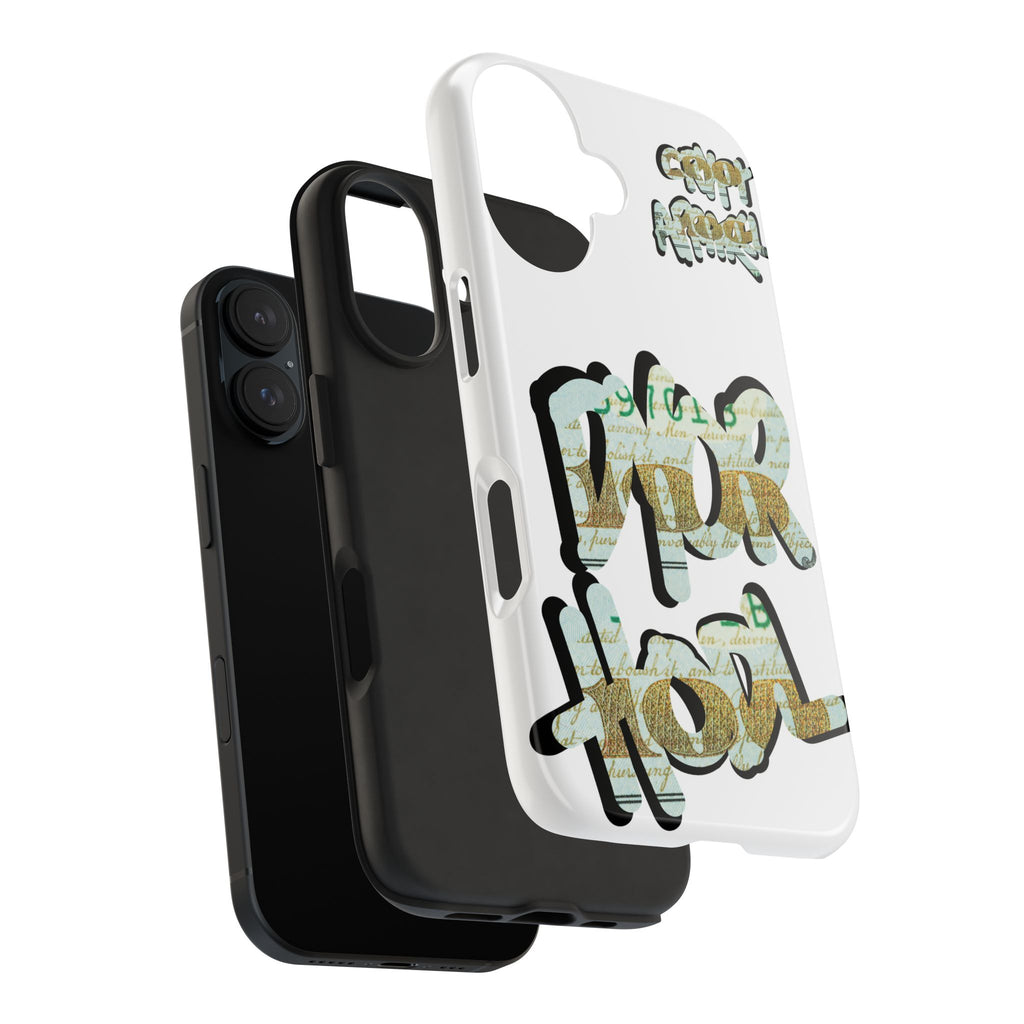 Tough Phone Case — Vintage Money Graffiti "Paper Hodl" Design