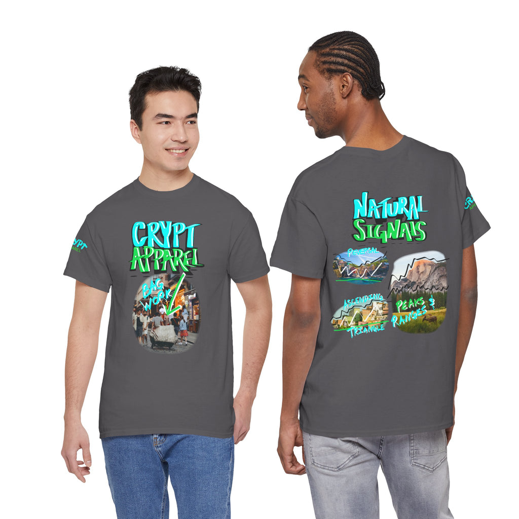 Natural Signals Graphic Tee — "Crypt Apparel" & "Nature Signals" Streetwear T‑Shirt