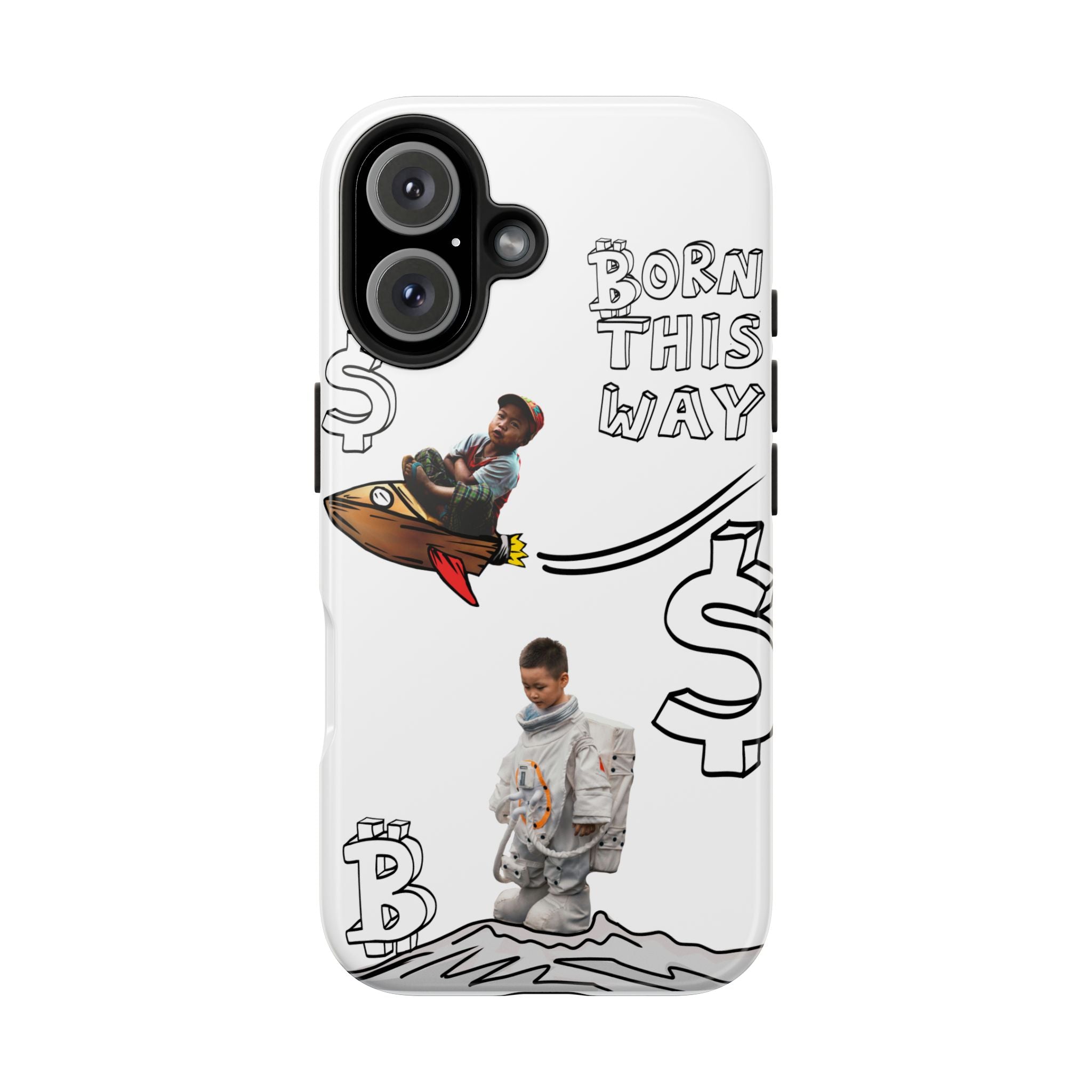 Born This Way Phone Case — "Crypt Apparel" Crypto Protective Case