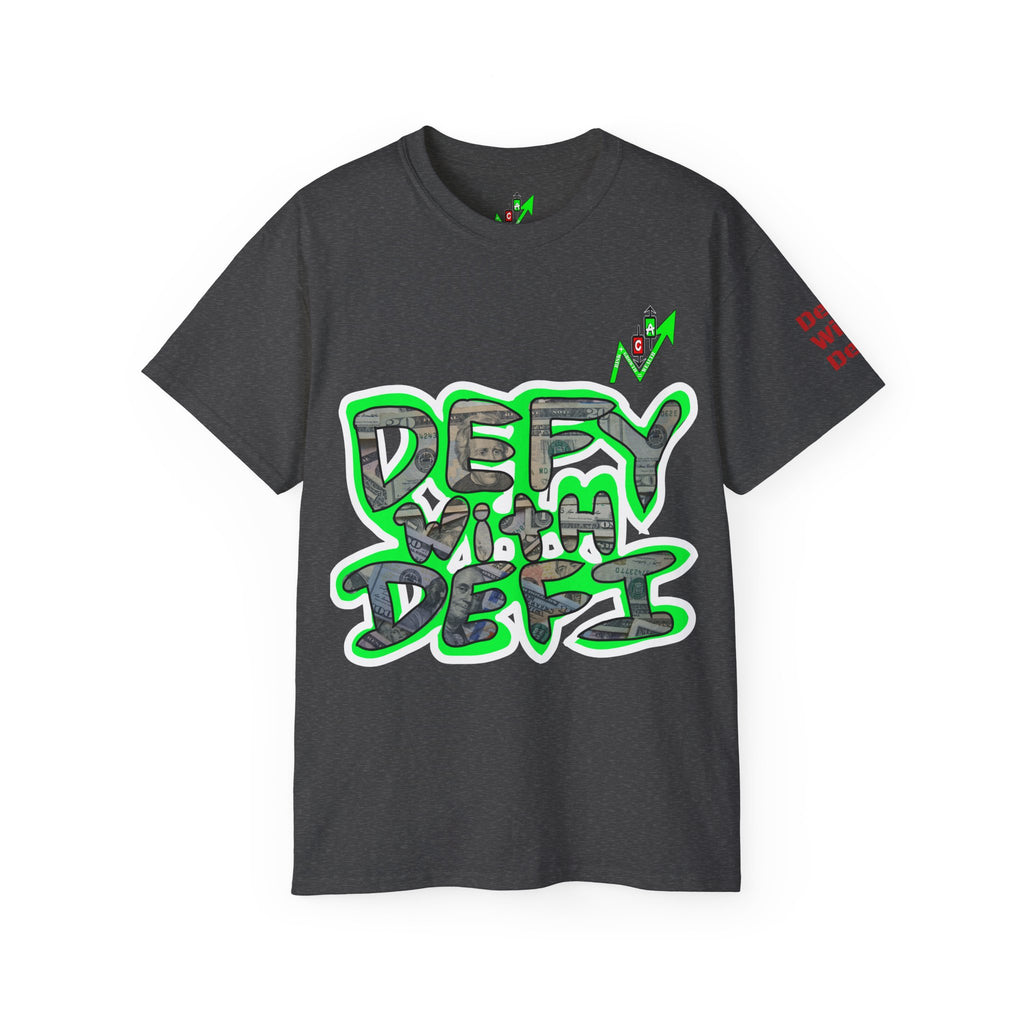Defy With DeFi Crypto Inspired Tee | Crypt Apparel Graphic T Shirt