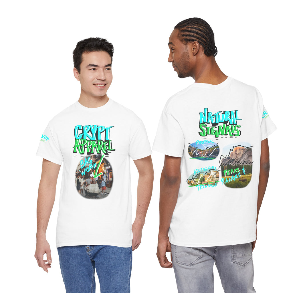 Natural Signals Graphic Tee — "Crypt Apparel" & "Nature Signals" Streetwear T‑Shirt