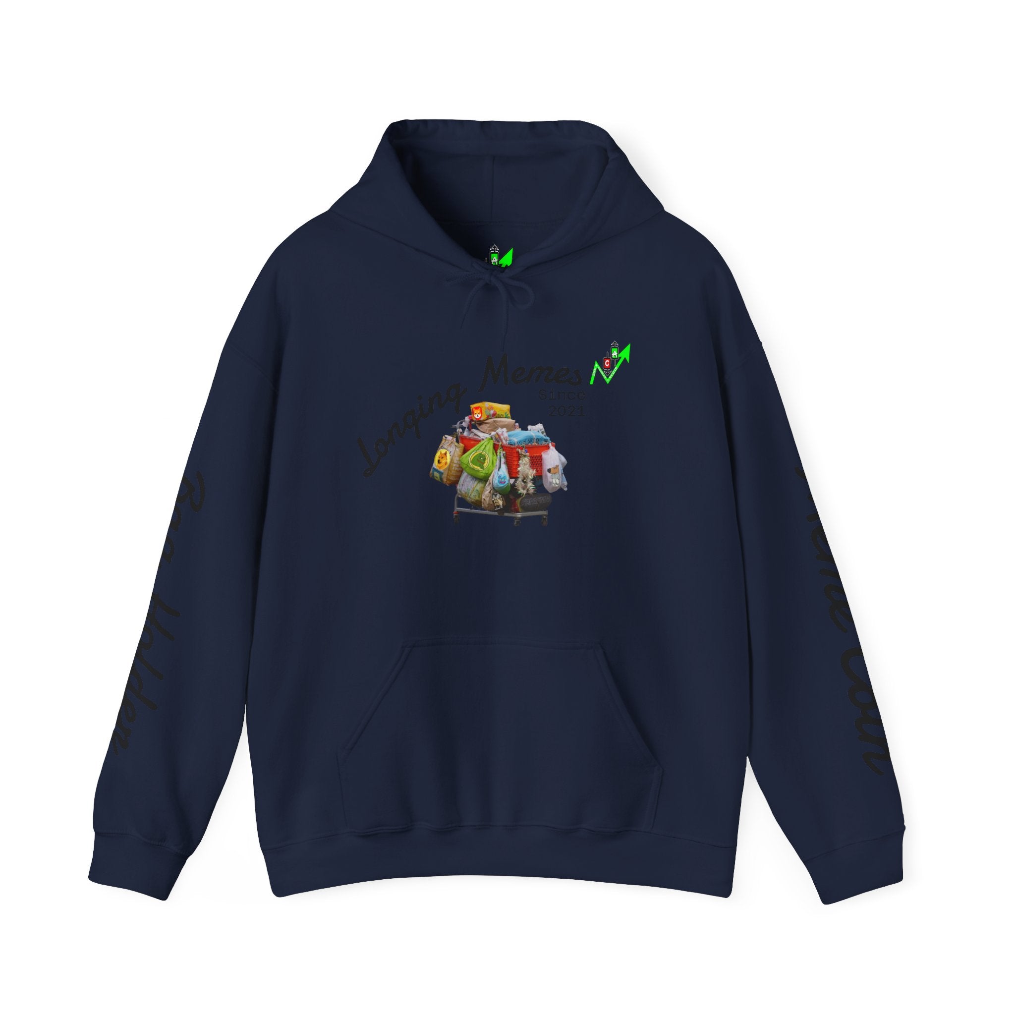 Bag Holders Meme Coin Crypto Hoodie — 'Crypt Apparel' Meme Coin Art