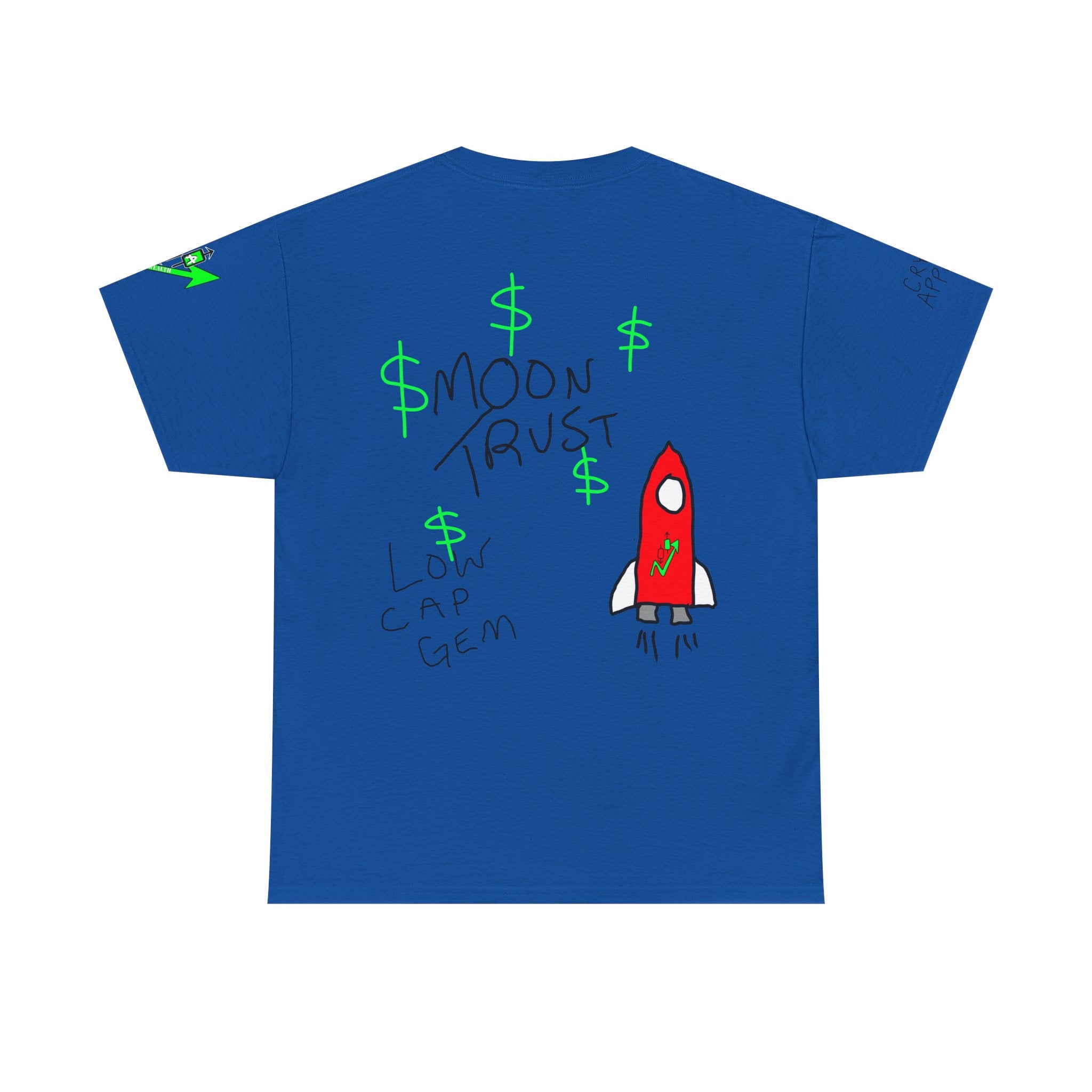 Crypto on Clarence Tee — "Crypt Apparel" / "crypto illiterate" Graphic Shirt