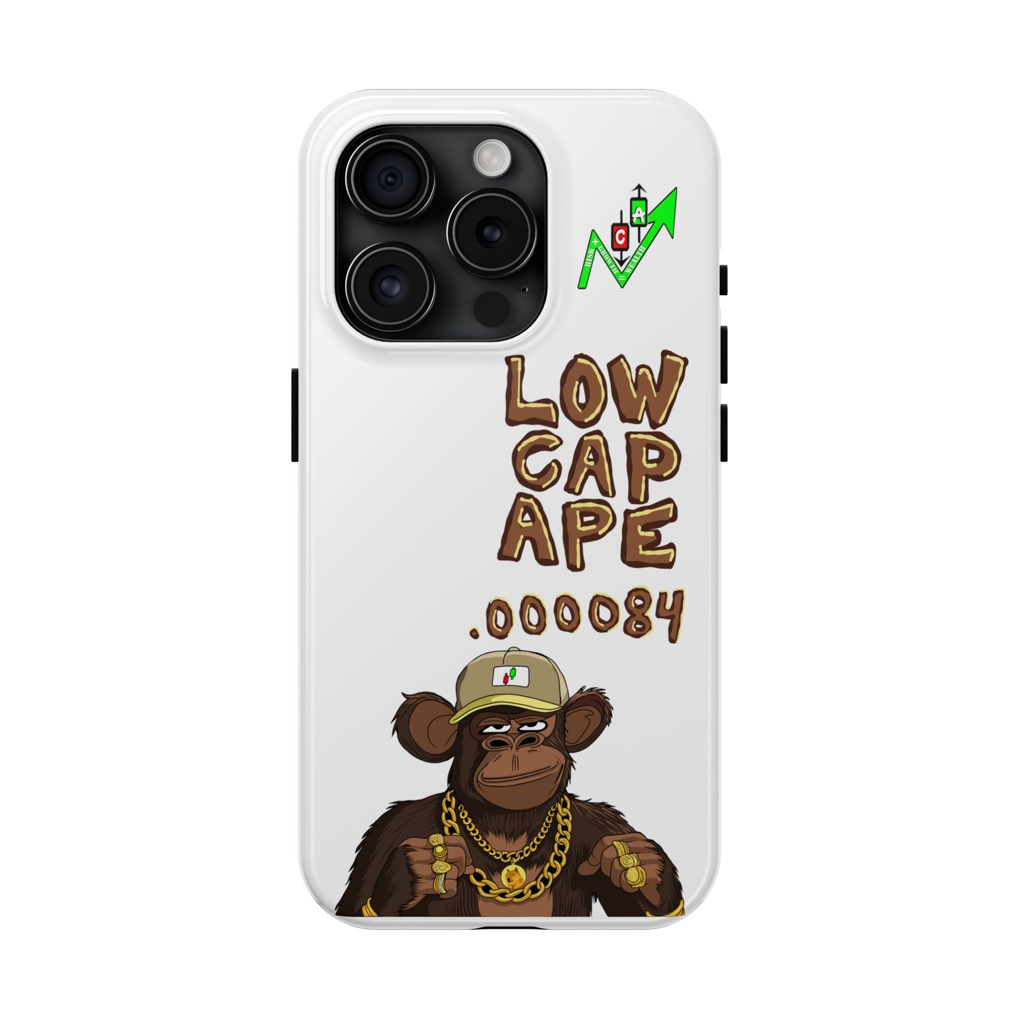 Low Cap Ape Phone Case — Crypto Ape Tough Phone Cover