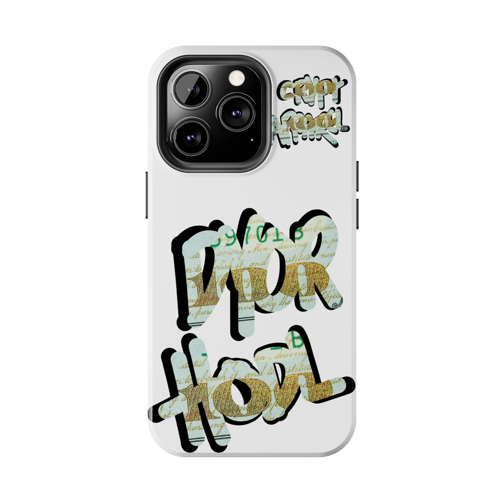 Tough Phone Case — Vintage Money Graffiti "Paper Hodl" Design