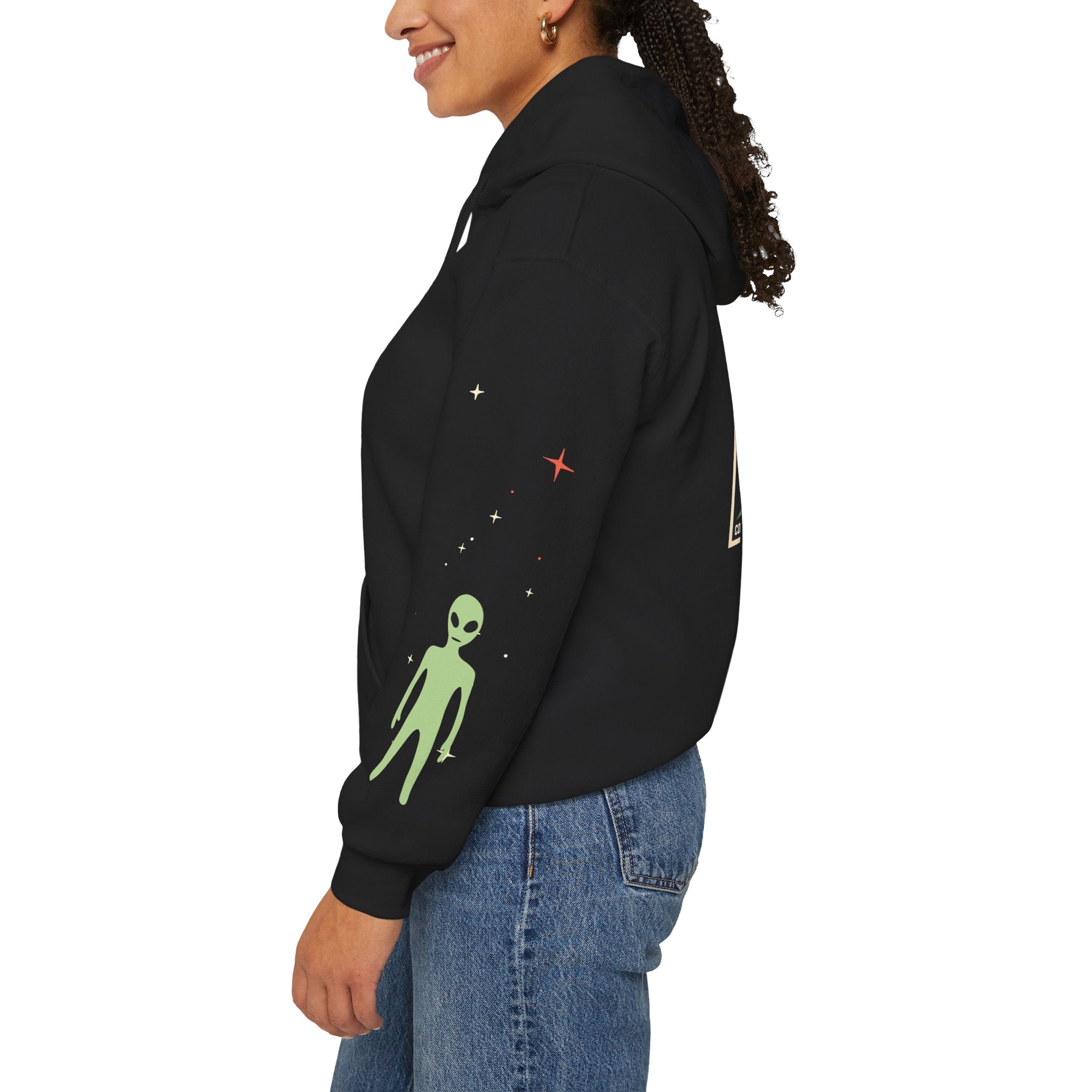 Extra Terrestrial Trader Crypto Hoodie — Crypt Apparel Graphic Sweatshirt