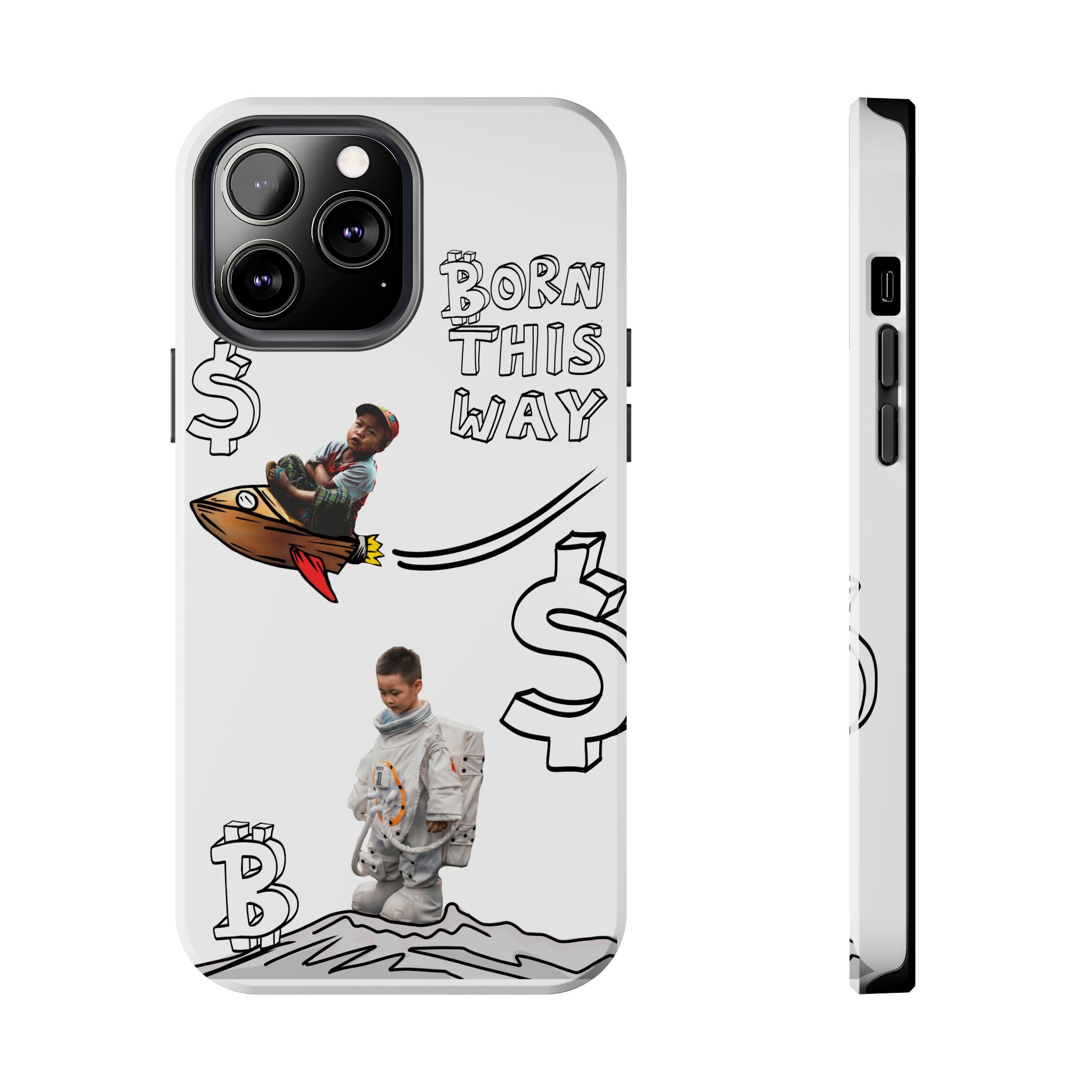 Born This Way Phone Case — "Crypt Apparel" Crypto Protective Case