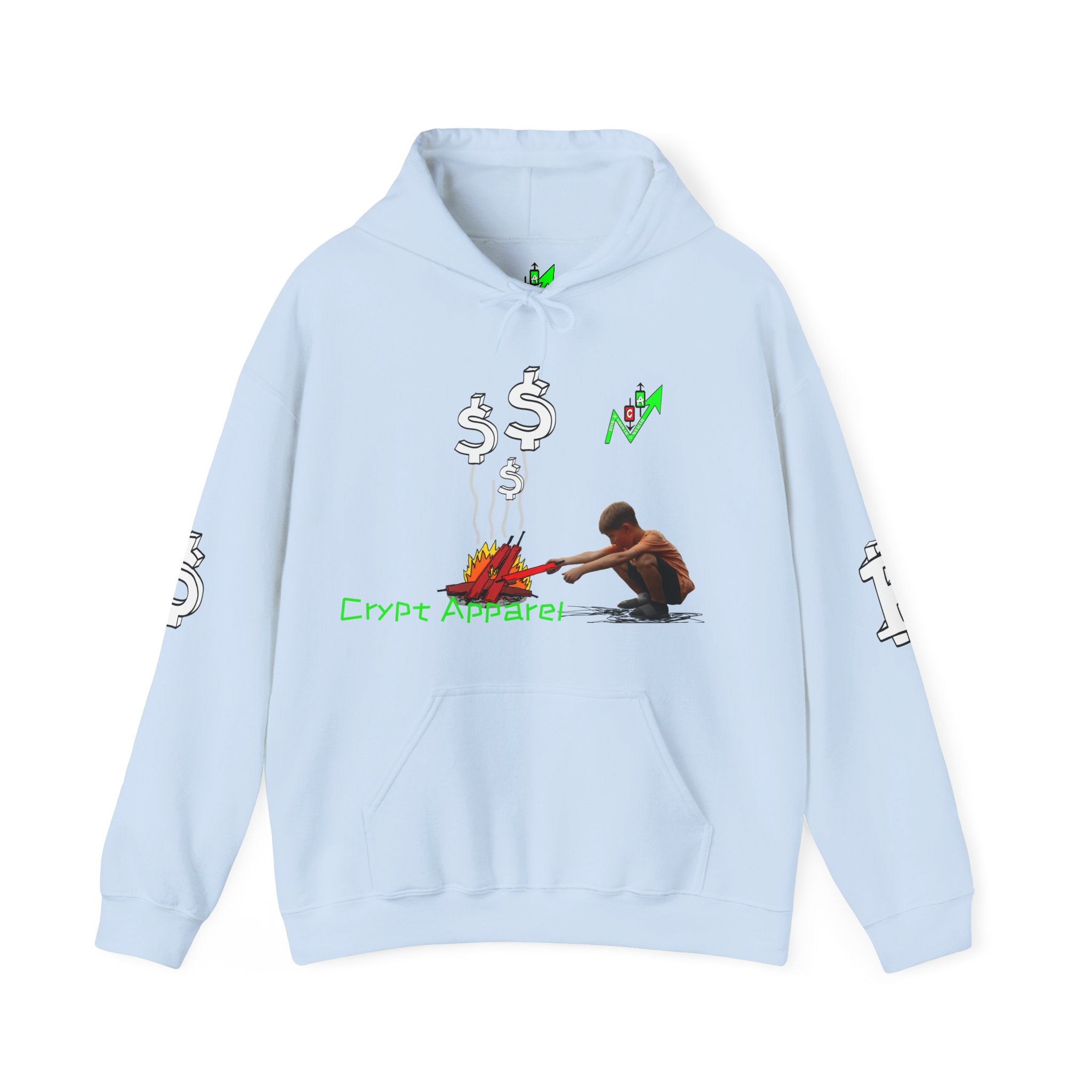 Born This Way Crypto hoodie | Crypt Apparel Bitcoin inspired sweatshirt