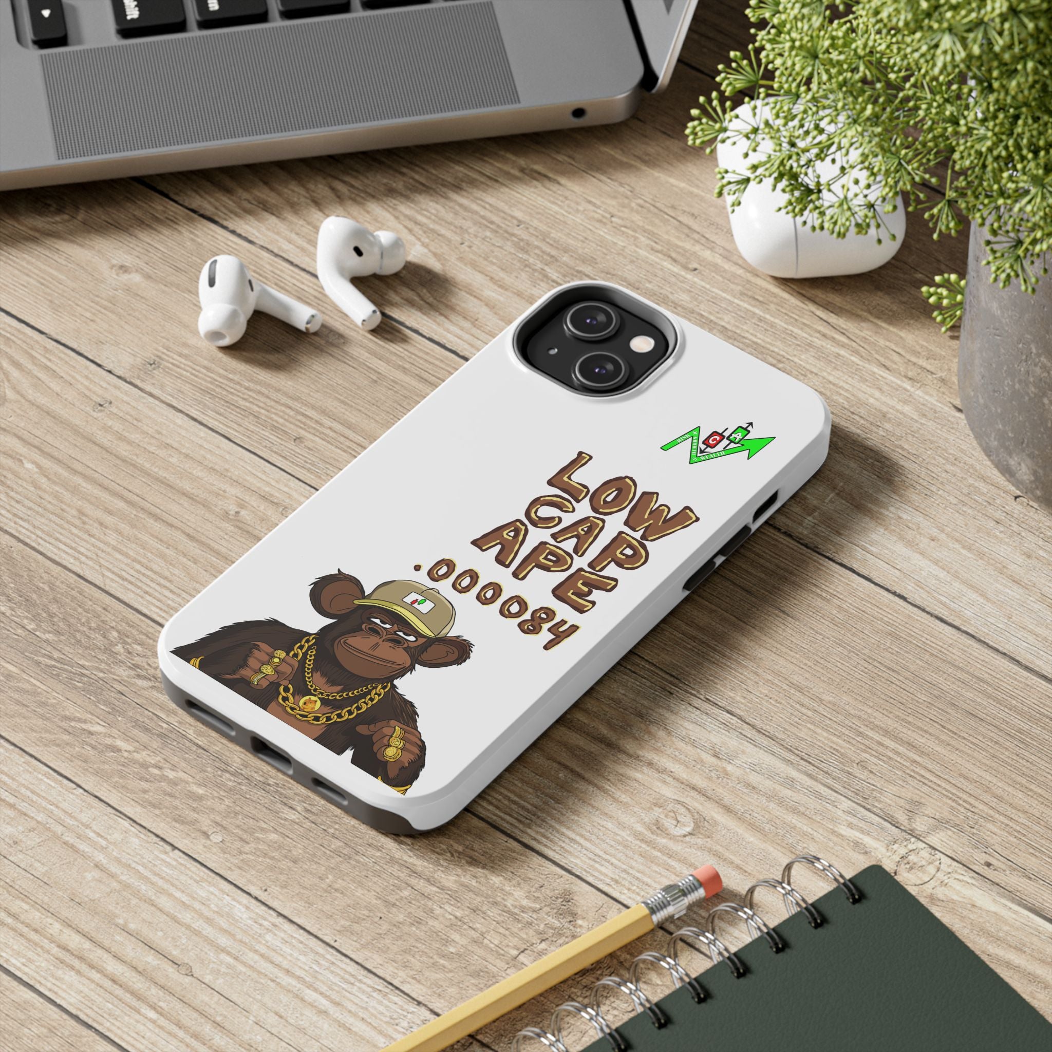 Low Cap Ape Phone Case — Crypto Ape Tough Phone Cover