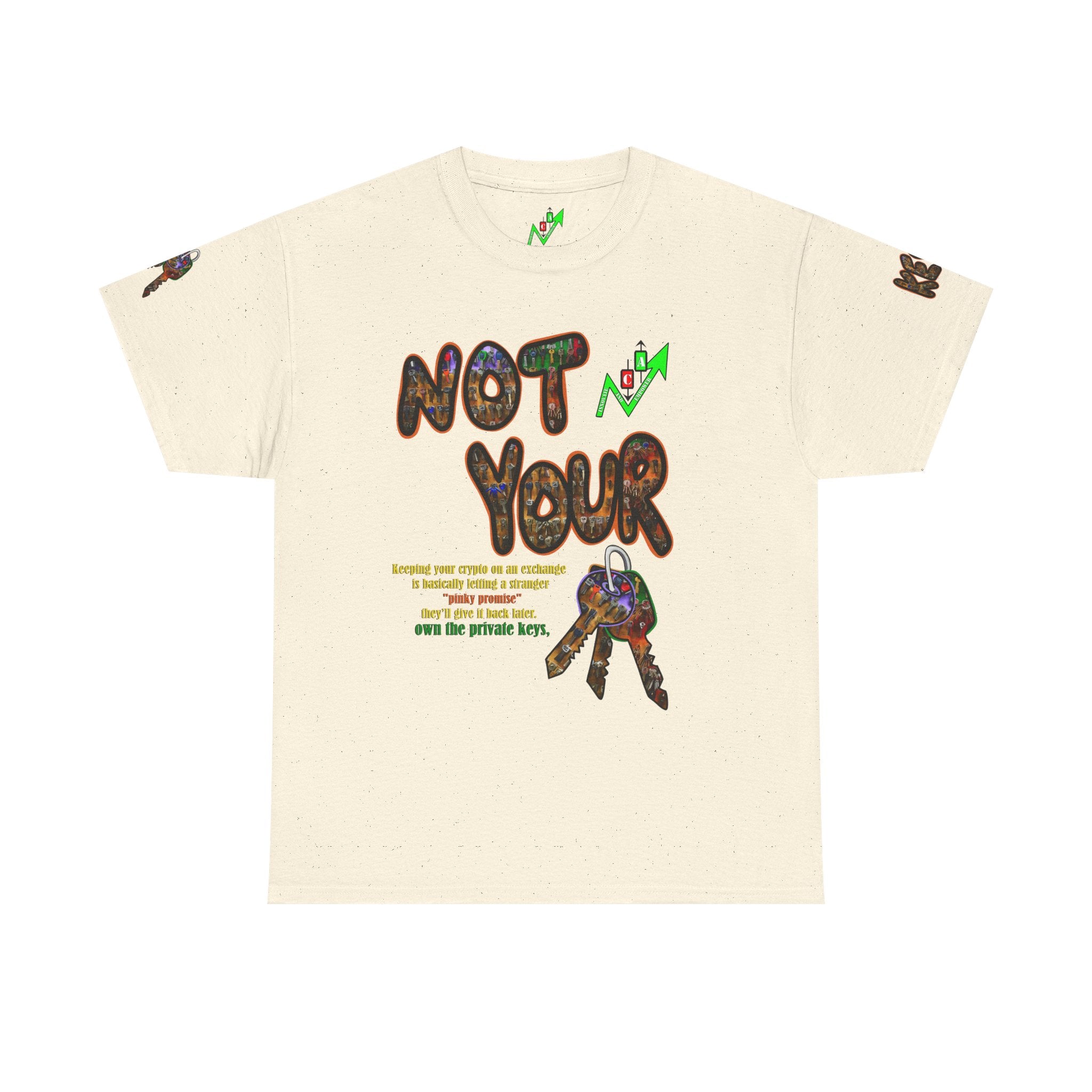 Not Your Keys Graphic Tee — "Crypt Apparel" Statement T-Shirt