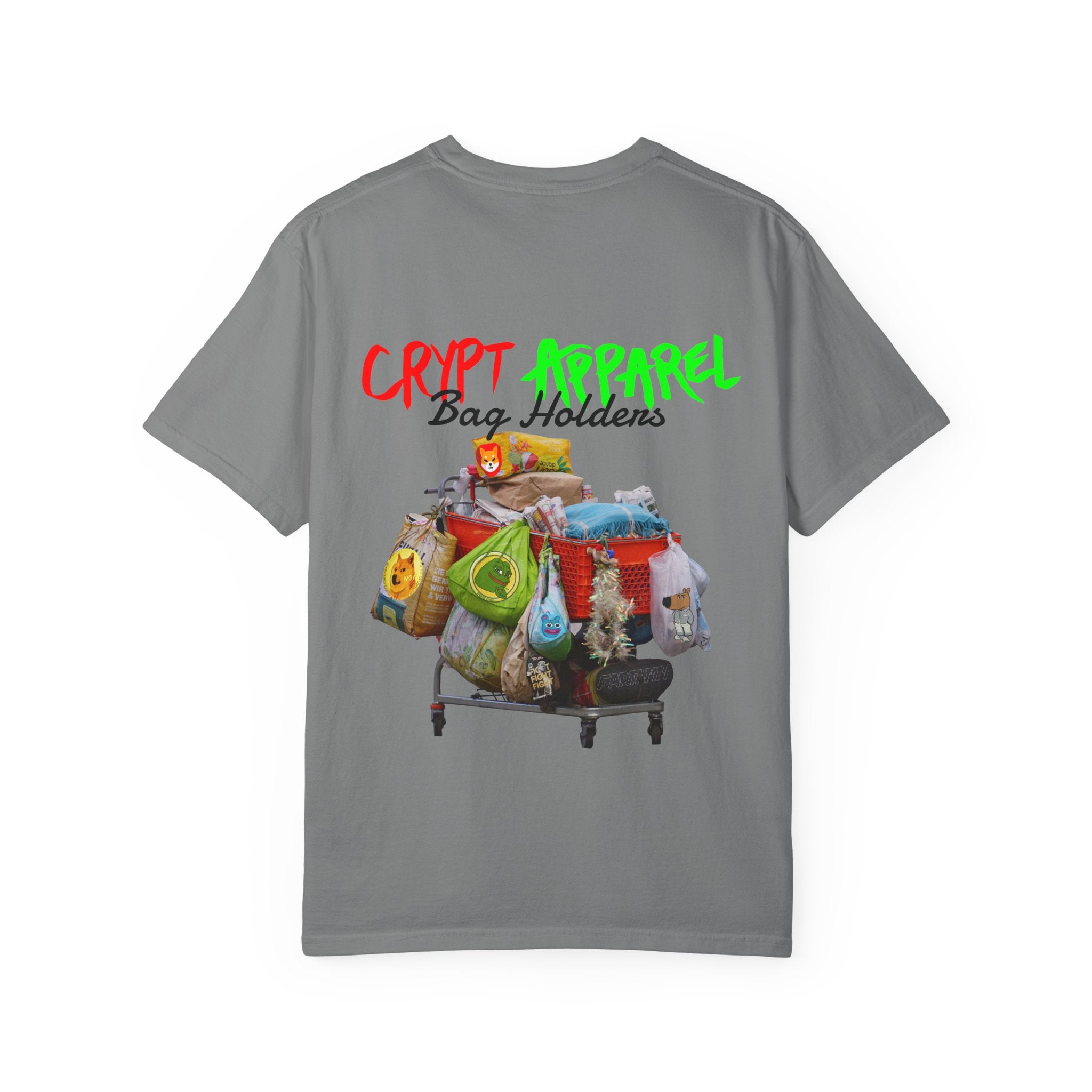 Bag Holders Crypto T-Shirt — 'Crypt Apparel' Graphic Tee