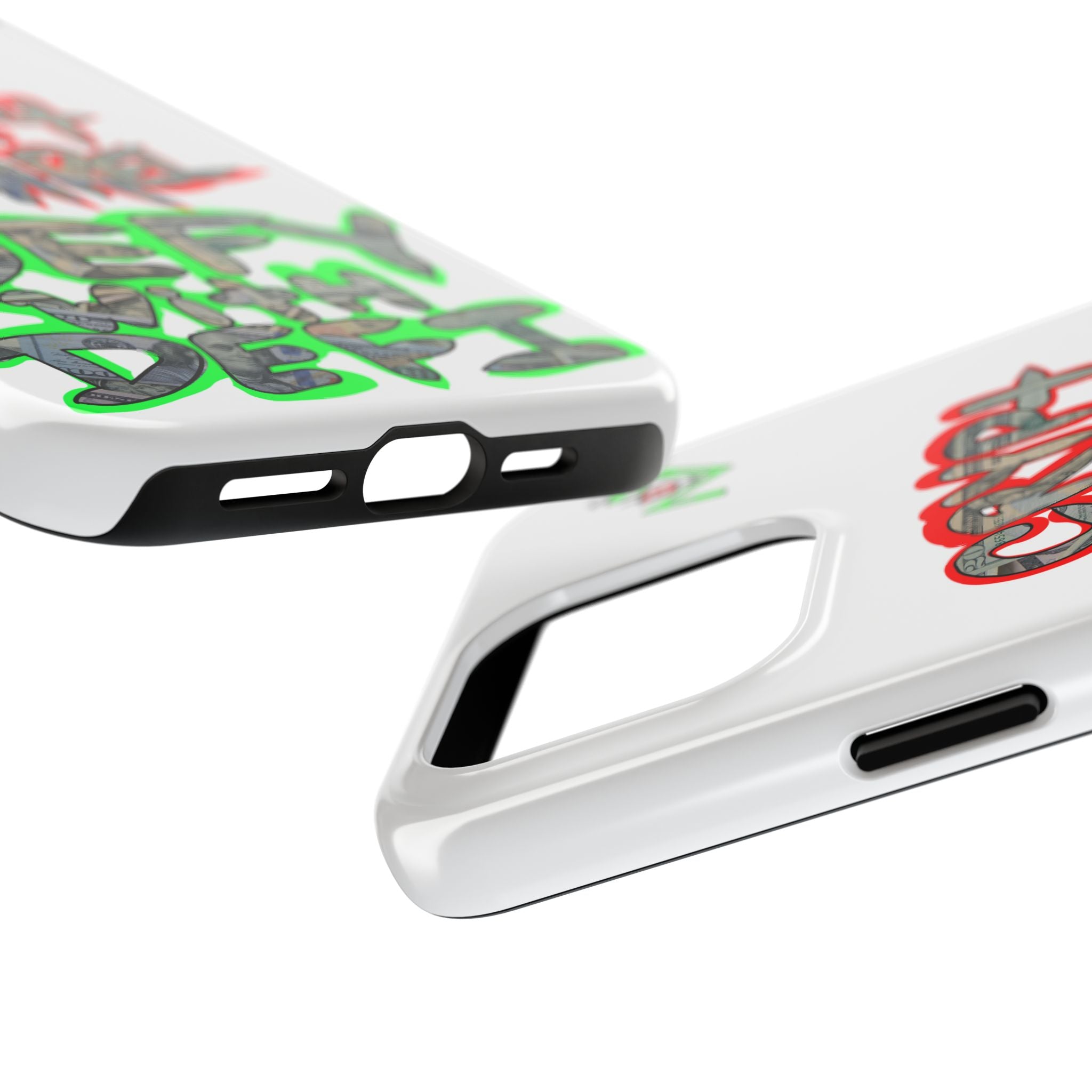 DEFY with DEFI Tough Phone Case — "Crypt Apparel: "Money" Graffiti Crypto Design