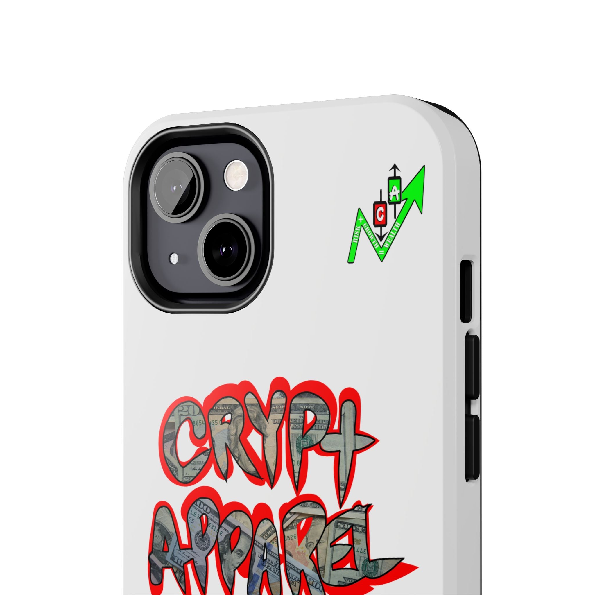 DEFY with DEFI Tough Phone Case — "Crypt Apparel: "Money" Graffiti Crypto Design