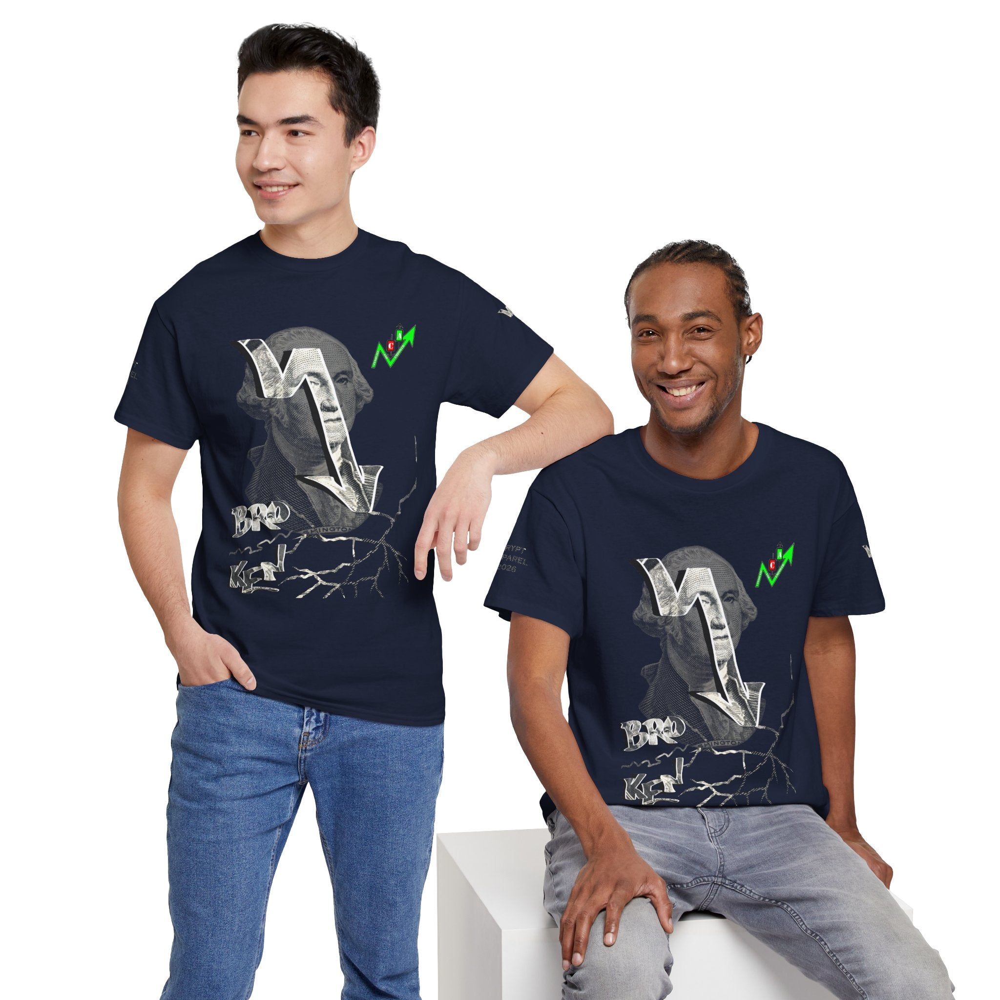 Brokenomics Crypto Graphic Tee — Straight to Zero trading tee "Crypt Apparel"