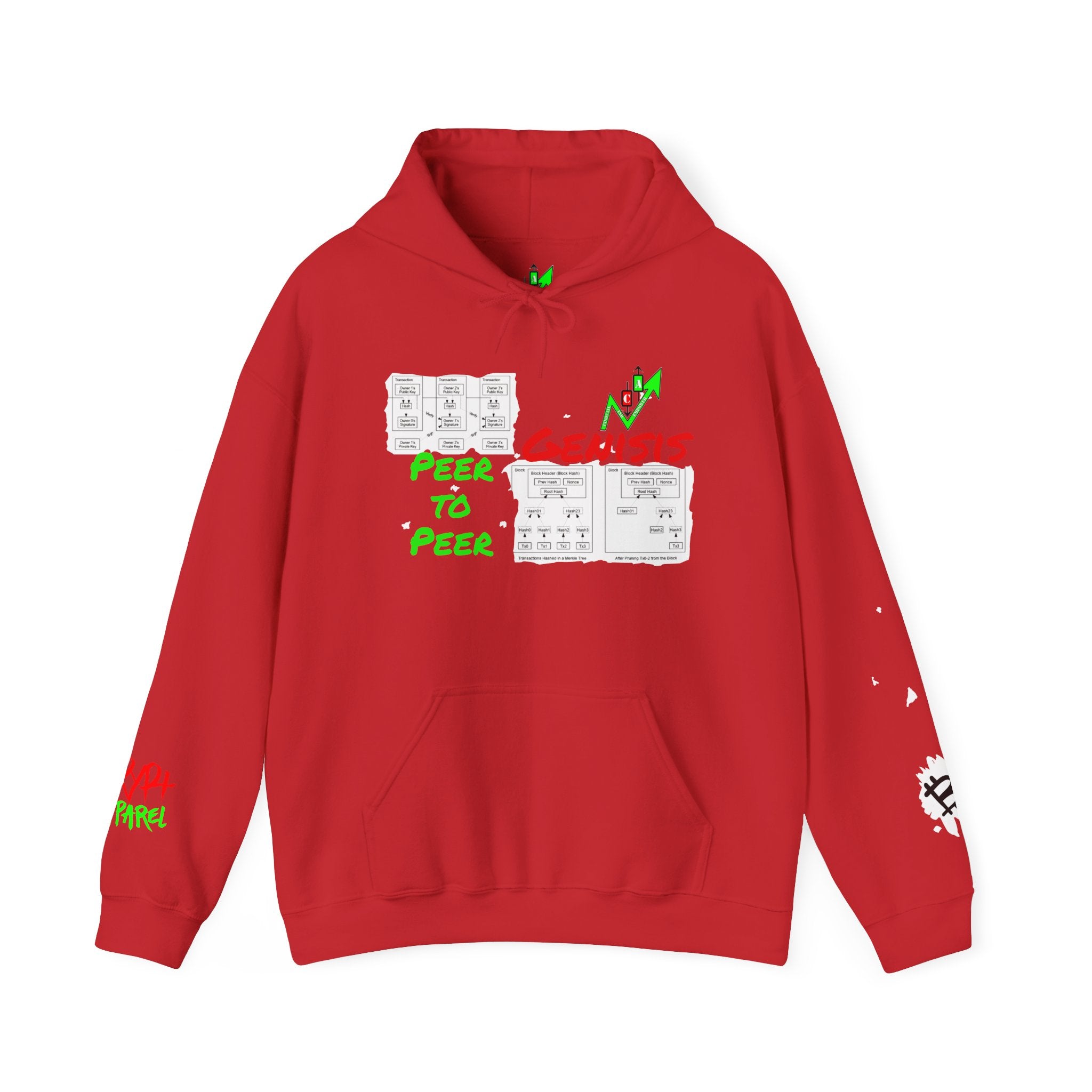 The Whitepaper Crypto Hooded Sweatshirt — Crypt Apparel Genisis Graphic Hoodie