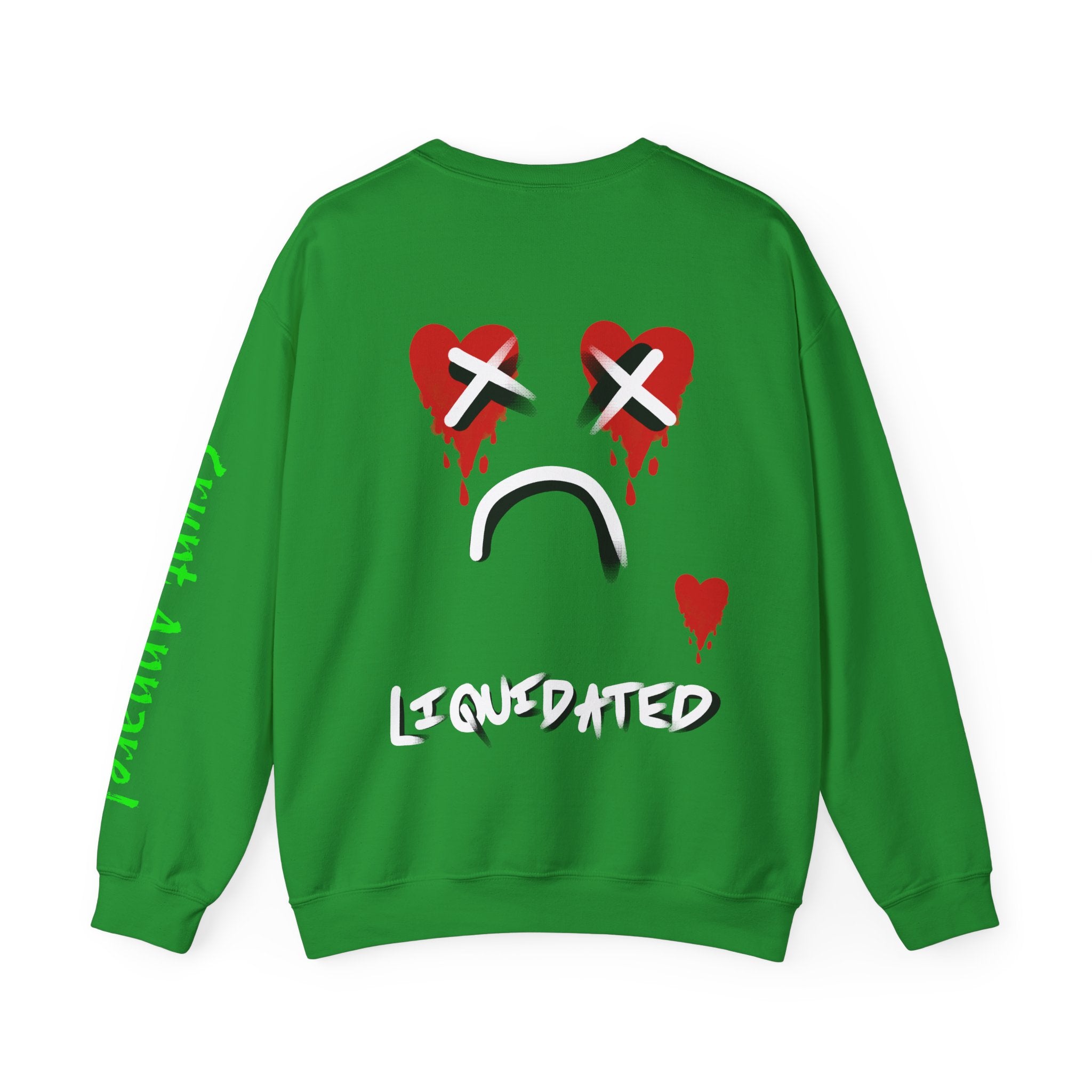 Crypto Rekt Portfolio Crewneck Sweatshirt | Crypt Apparel Streetwear Graphic