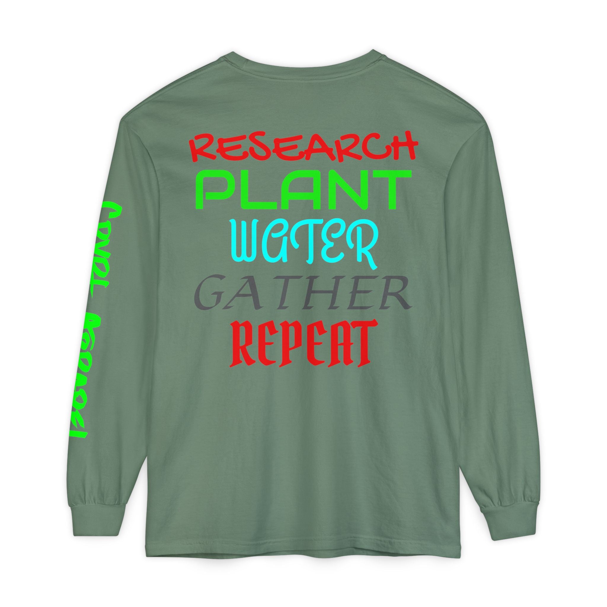 Growing Candles Long Sleeve Tee — "Crypt Apparel" Nurturing Growth