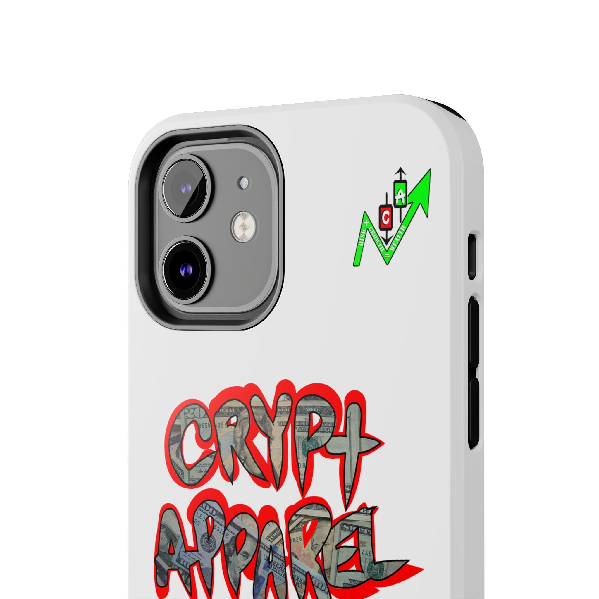 DEFY with DEFI Tough Phone Case — "Crypt Apparel: "Money" Graffiti Crypto Design