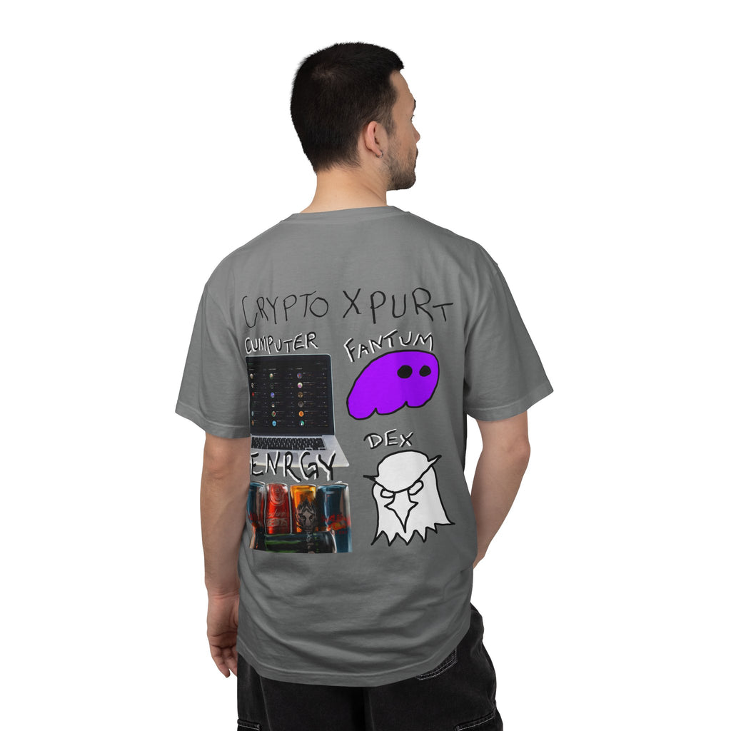 Crypto Meme T-Shirt — 'Meme Coin' Hand-Drawn Crypto Art Tee