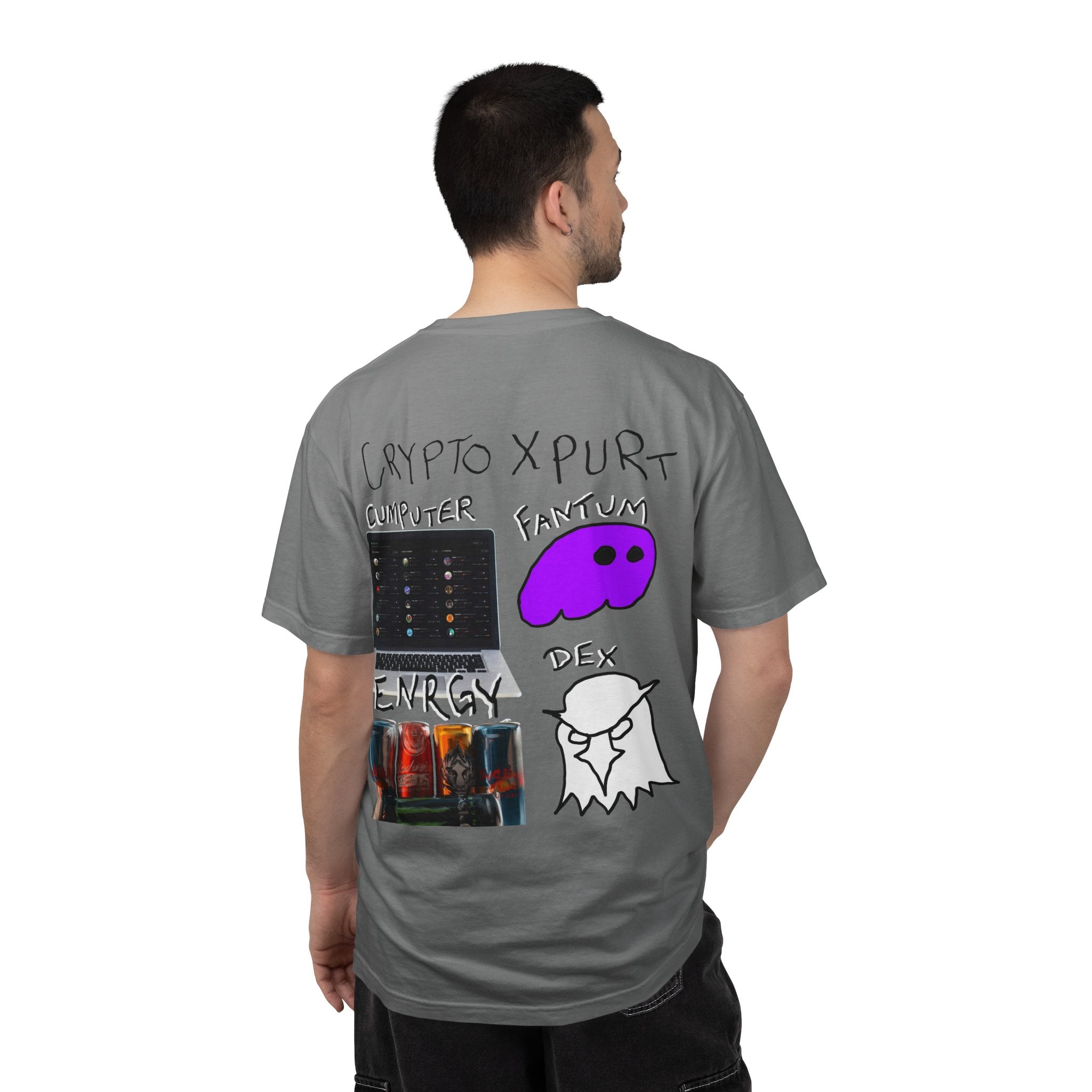 Crypto Meme T-Shirt — 'Meme Coin' Hand-Drawn Crypto Art Tee