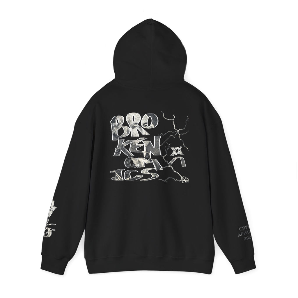 Brokenomics Crypto Hoodie — Straight to Zero trading sweatshirt "Crypt Apparel"