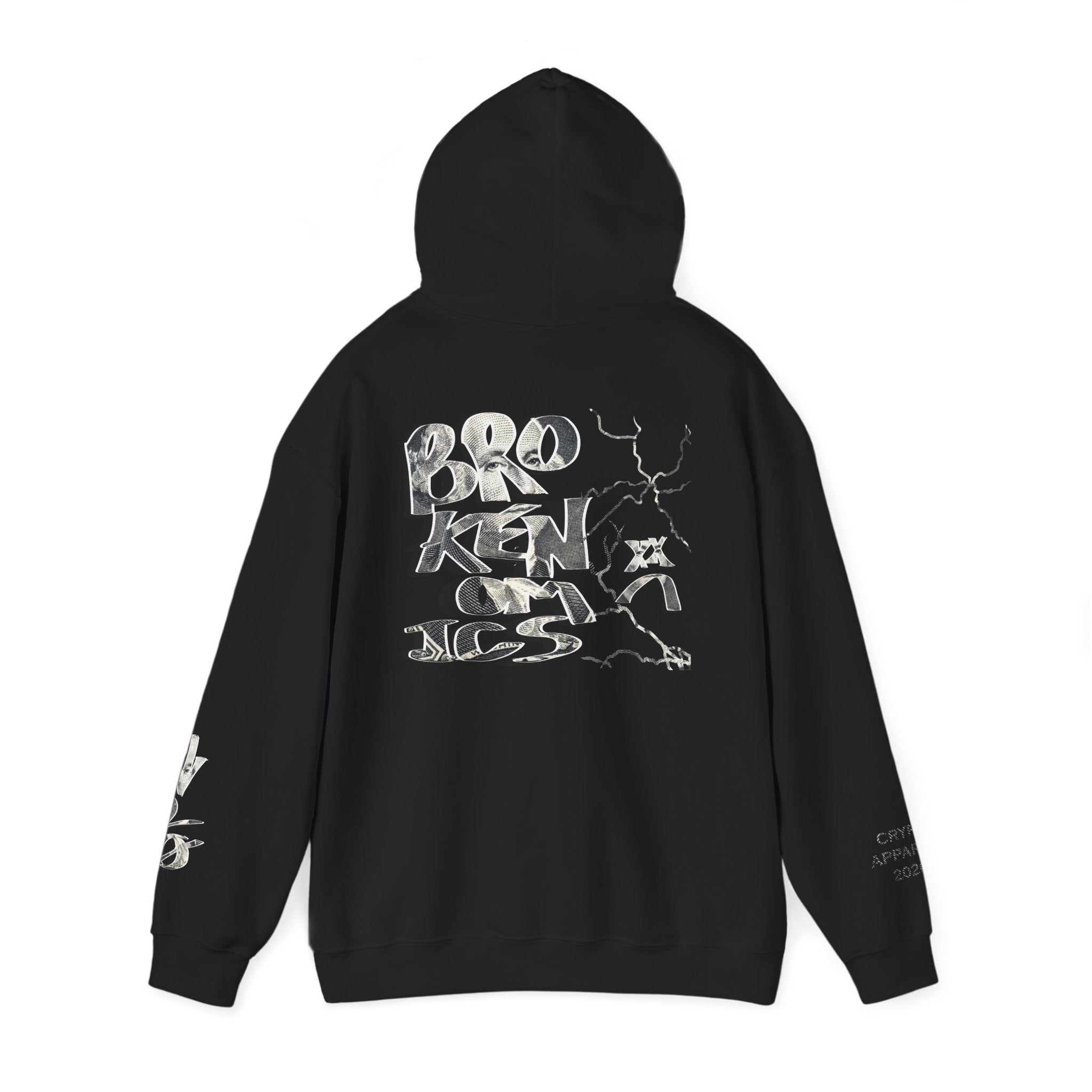 Brokenomics Crypto Hoodie — Straight to Zero trading sweatshirt "Crypt Apparel"