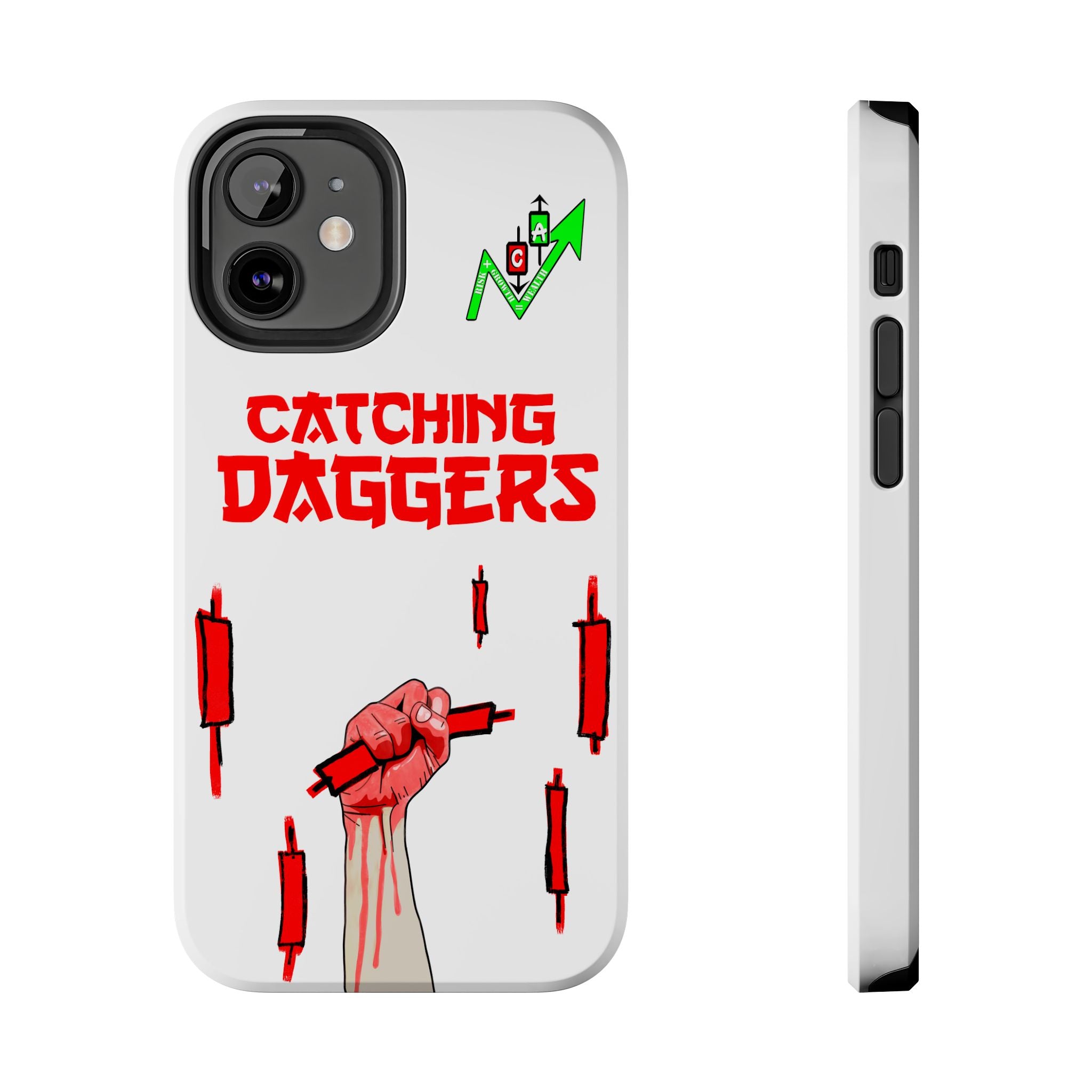 Catching Daggers Tough Phone Case — Crypt Apparel Graphic Protective Cover