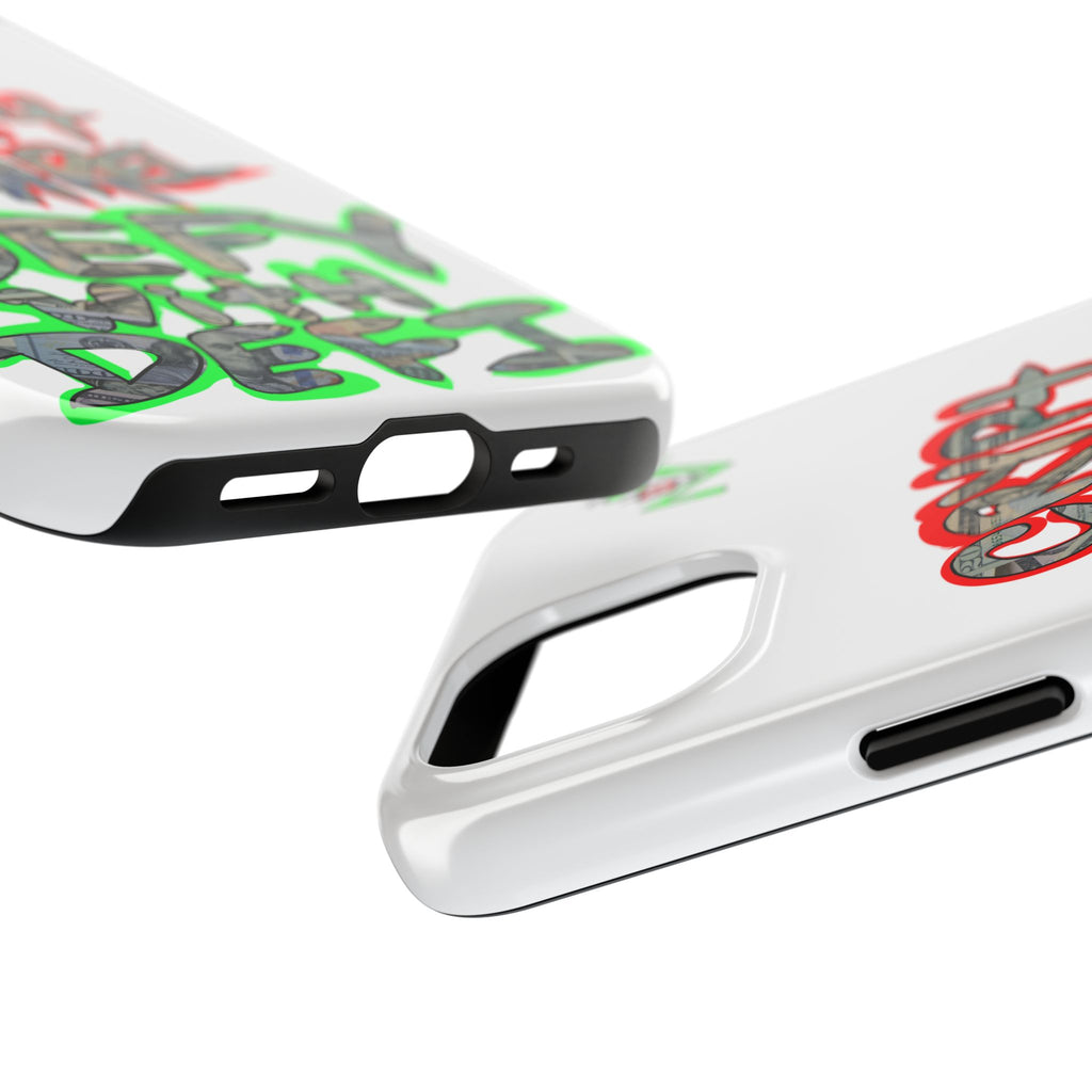 DEFY with DEFI Tough Phone Case — "Crypt Apparel: "Money" Graffiti Crypto Design