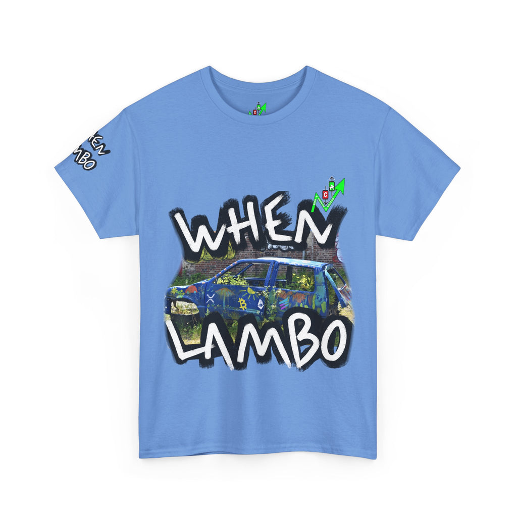 When Lambo Bitcoin inspired Crypto Graphic Tee | Crypt Apparel Car Streetwear