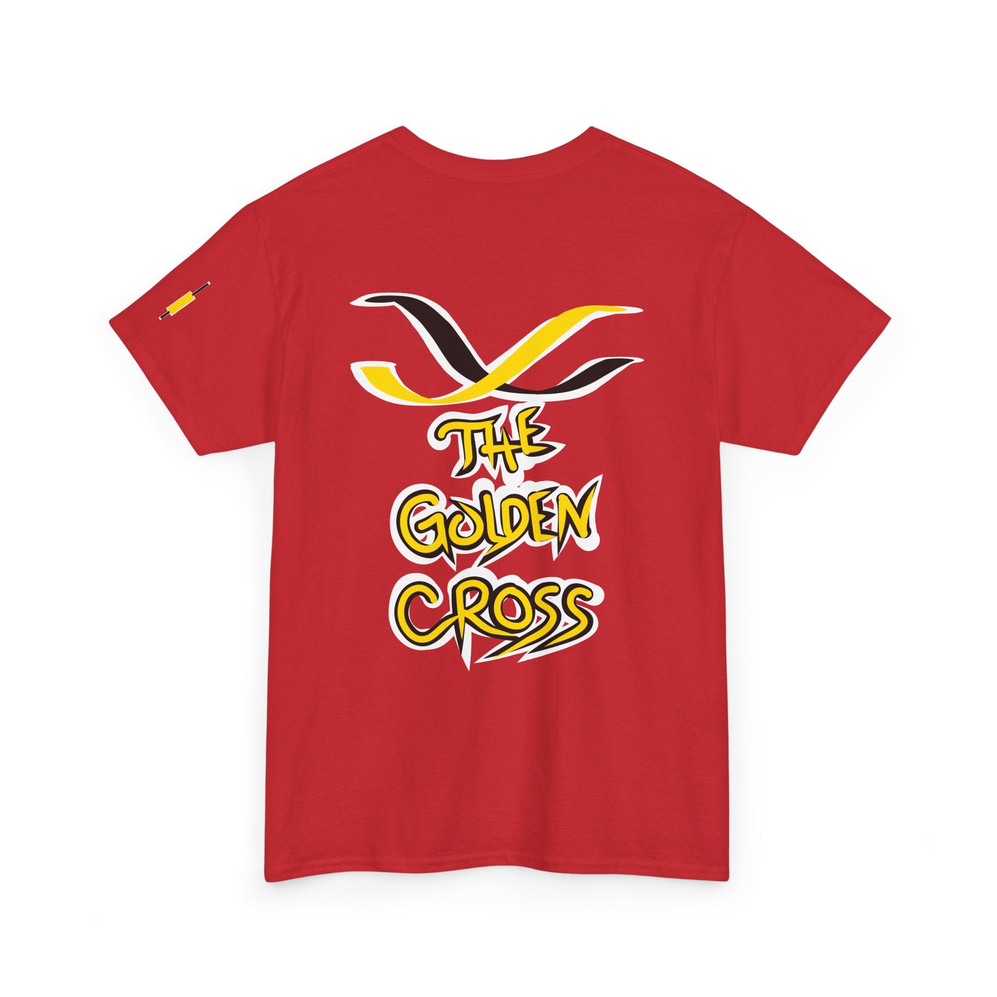 Golden Cross Bull Market Tee — "Crypt Apparel" Crypto Trading Stock Trading T-Shirt