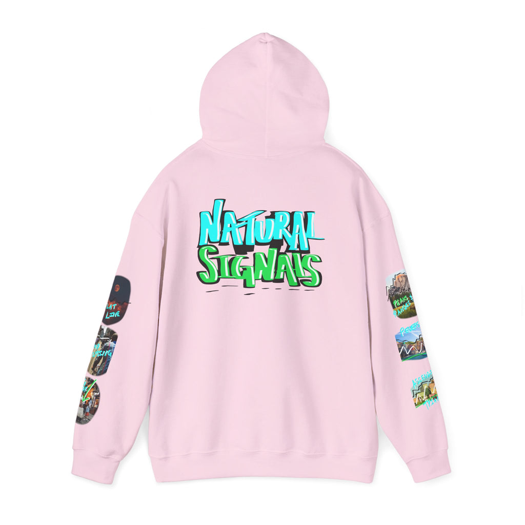 Natural Signals Crypto Trading Hoodie — 'Crypt Apparel' Graffiti Logo & 'Natural Signals'