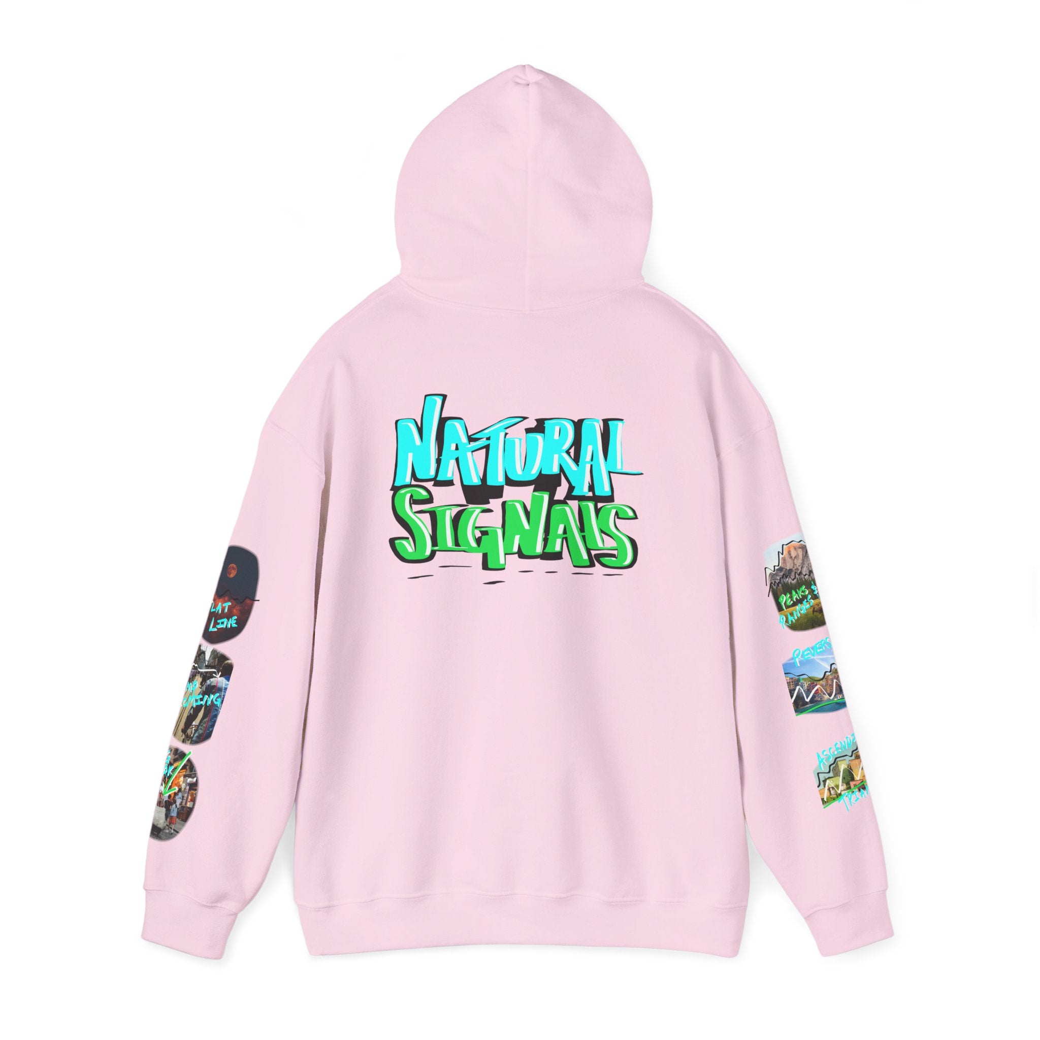 Natural Signals Crypto Trading Hoodie — 'Crypt Apparel' Graffiti Logo & 'Natural Signals'
