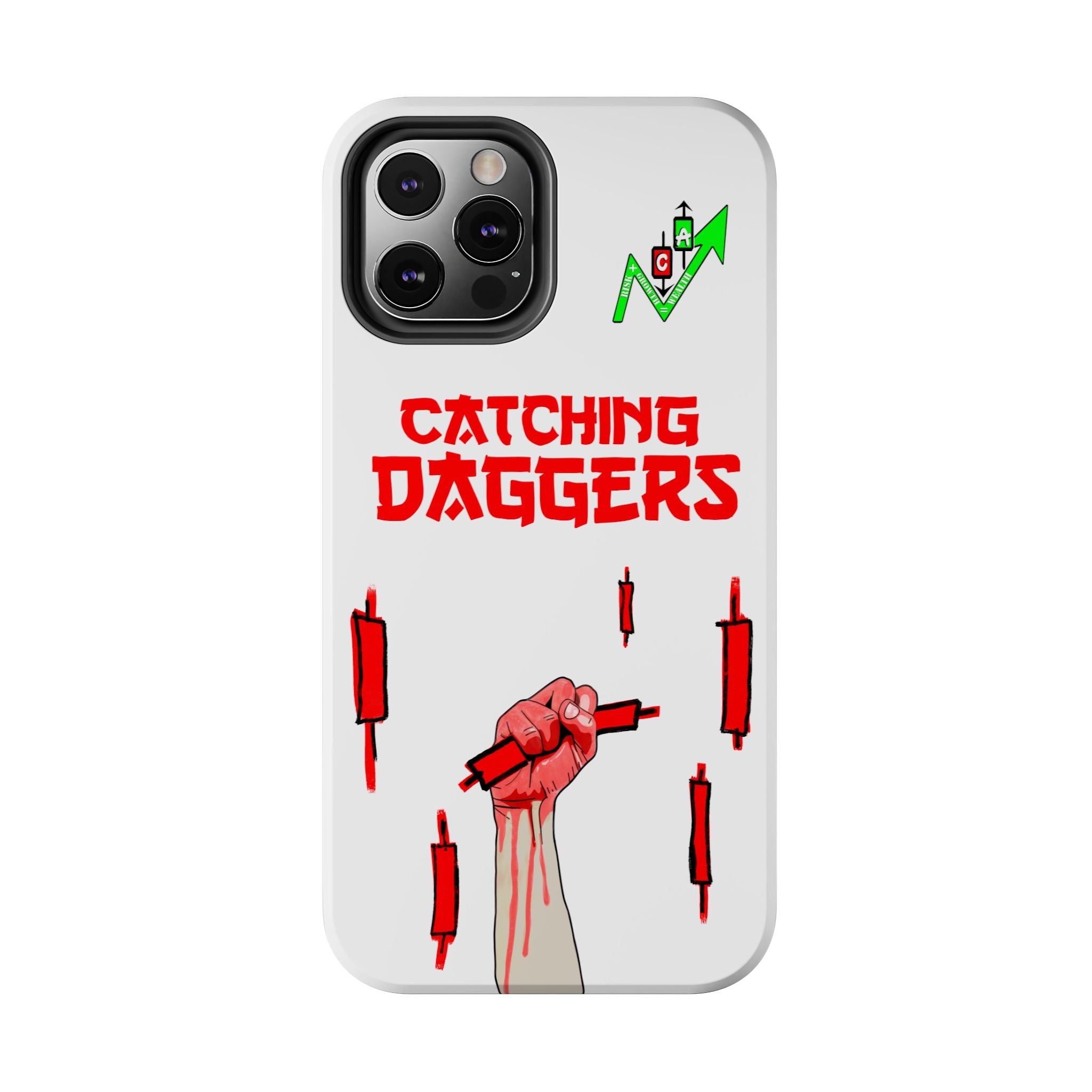 Catching Daggers Tough Phone Case — Crypt Apparel Graphic Protective Cover