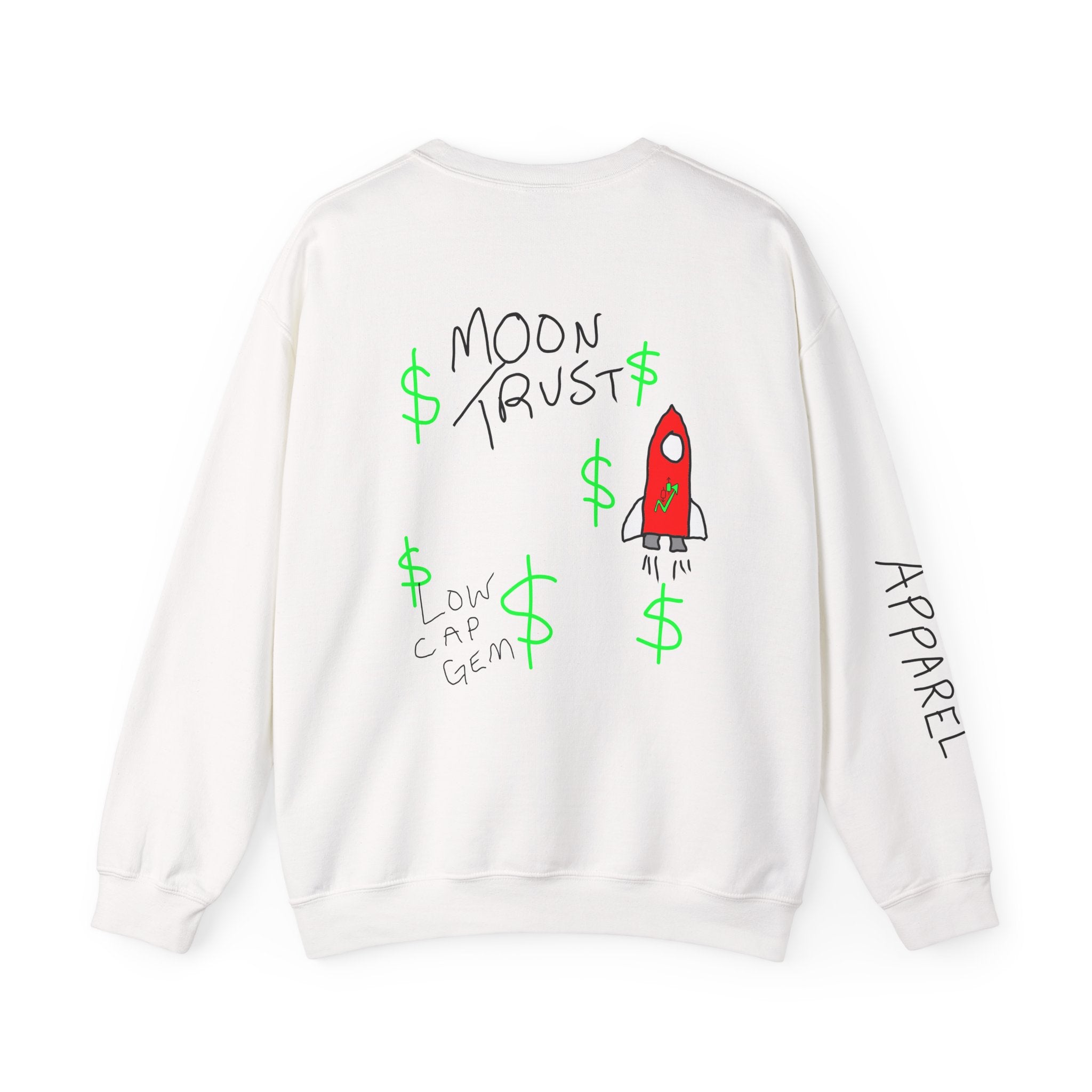 Crypto On Clarence Crewneck Sweatshirt — Crypt Apparel Design