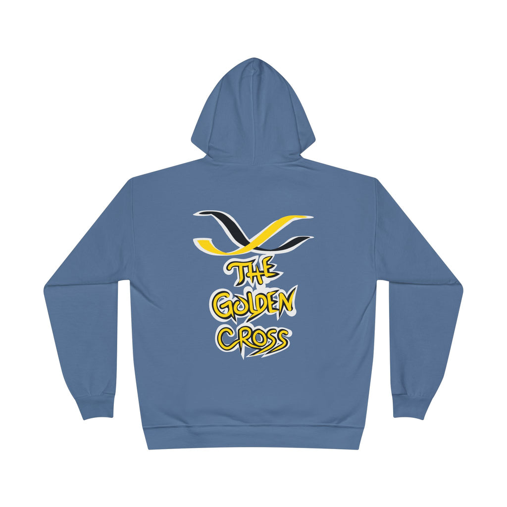 Golden Cross Bull Market Hoodie — 'Crypt Apparel' Crypto Trading Graphic Pullover