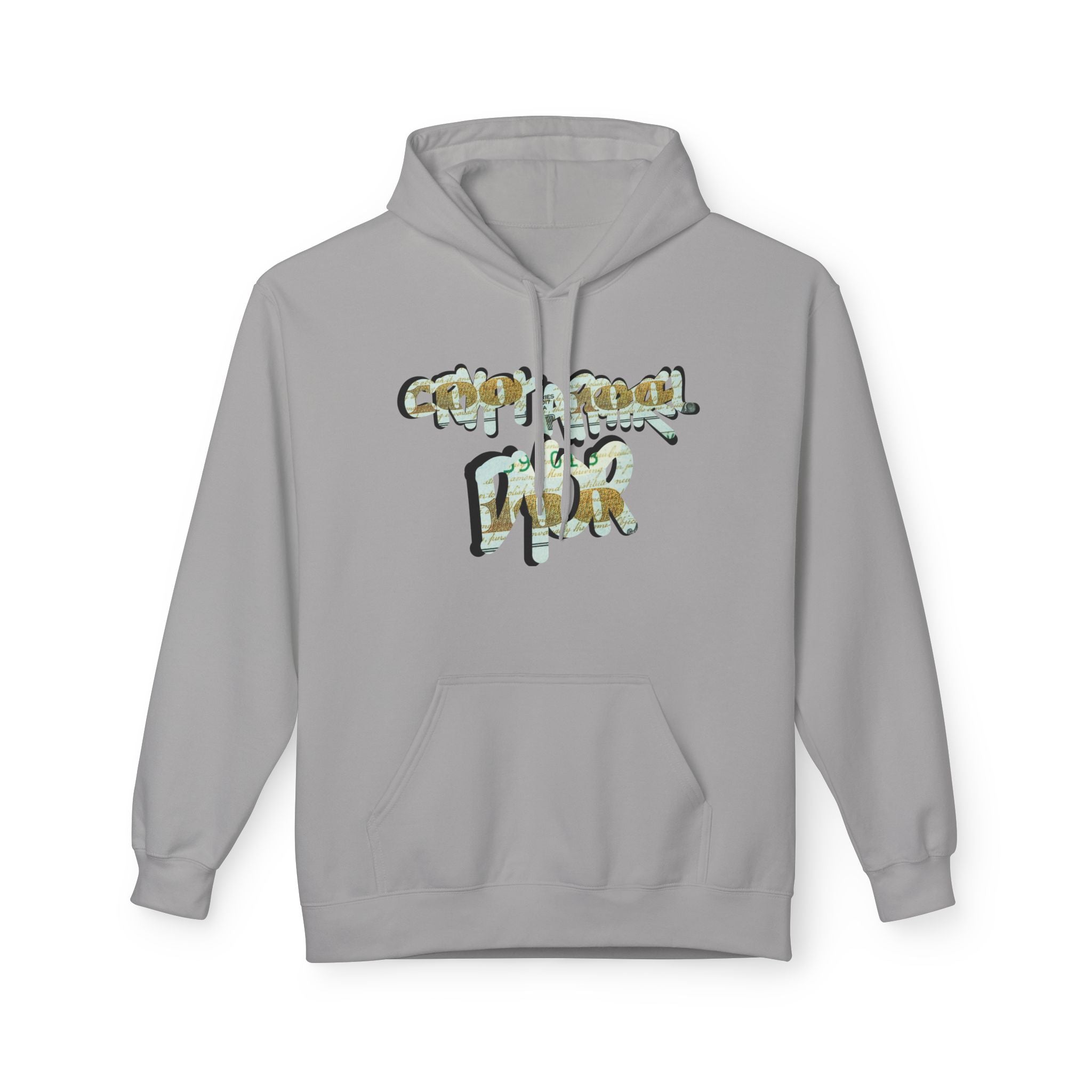 CA 100 Crypto Inspired Hoodie | Crypt Apparel Money Script Graphic Hooded Sweatshirt