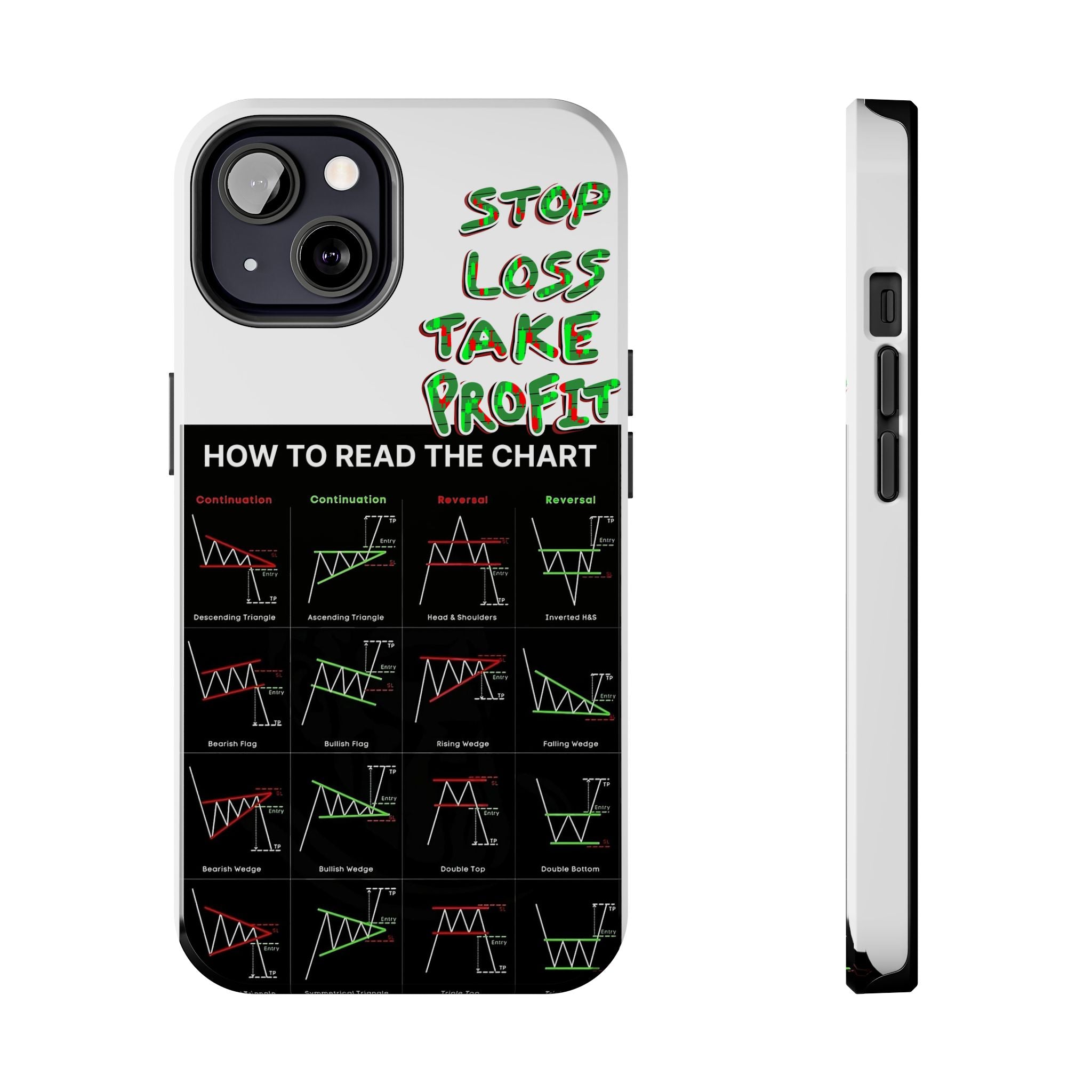 Charted Tough Phone Case — “Crypt Apparel” Trading Chart Guide