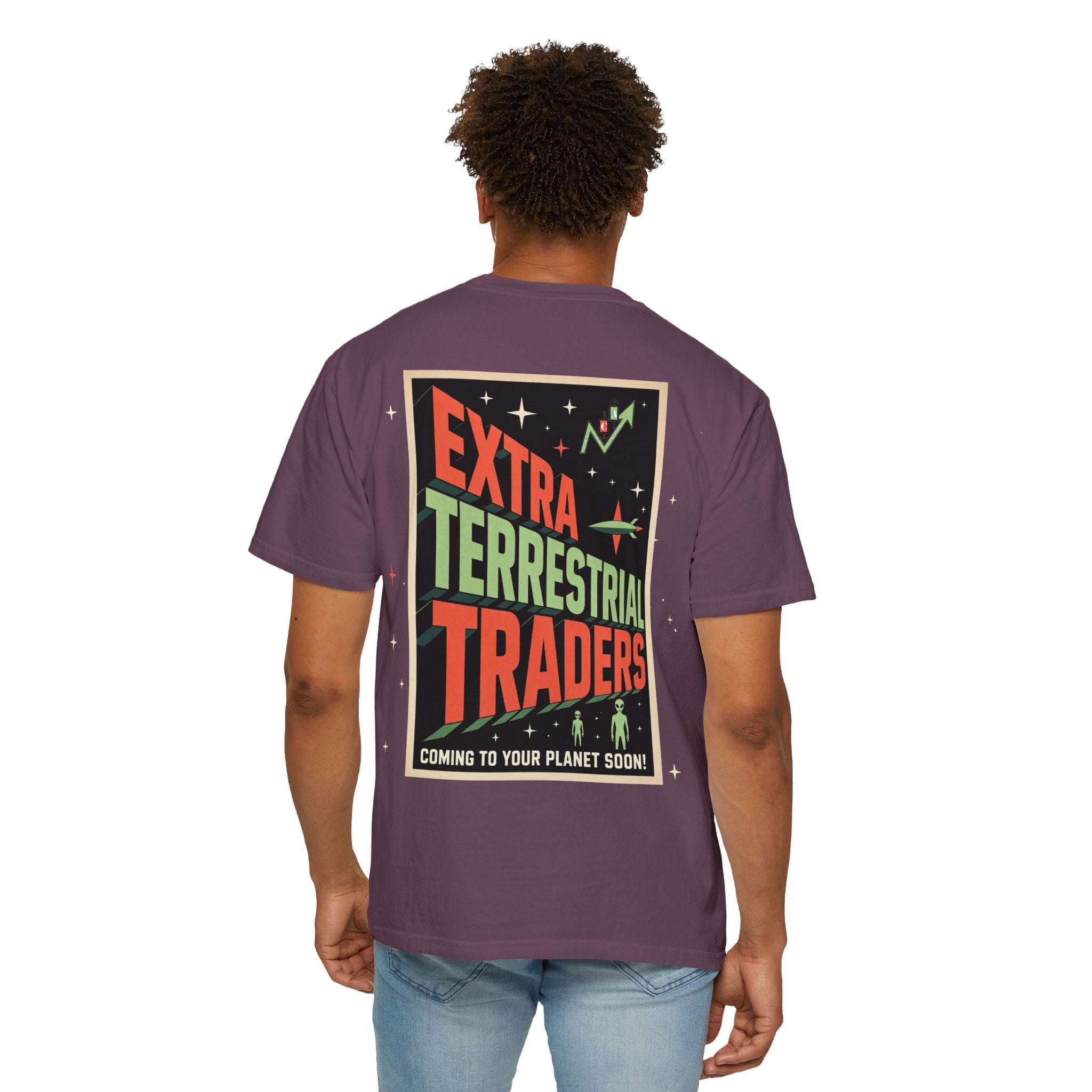 Extraterrestrial Traders Crypto T-Shirt — "We're Not Alone" Alien Graphic Tee