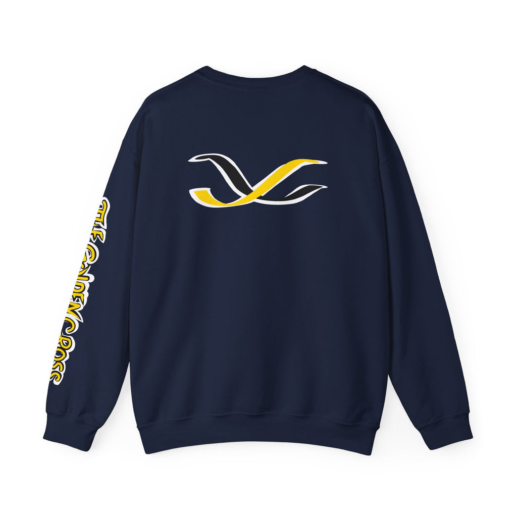 Golden Cross Bull Market Crewneck Sweatshirt – Crypt Apparel Graphic Pullover