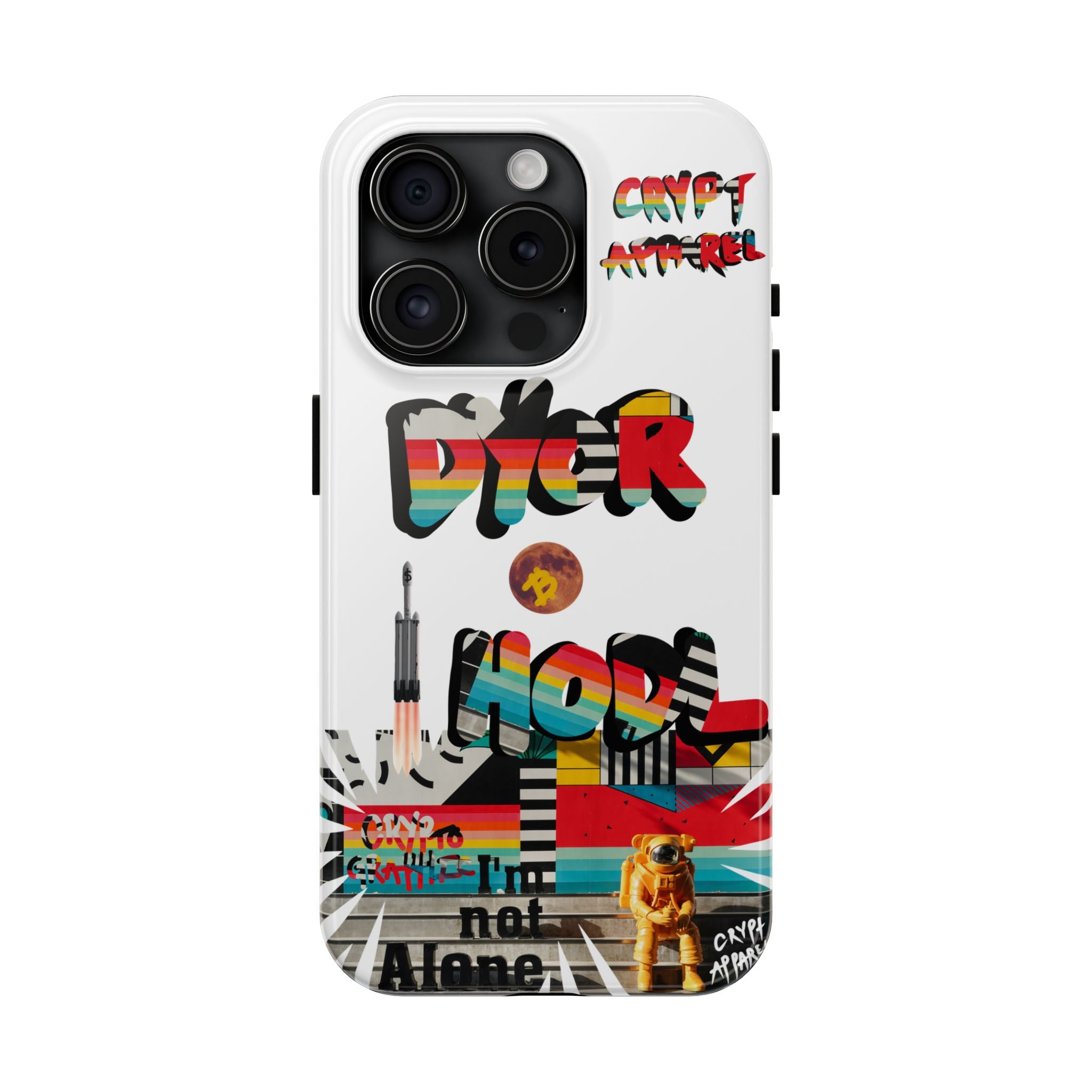 Urban Jungle Tough Phone Case — Crypt Apparel Collage Protective Cover