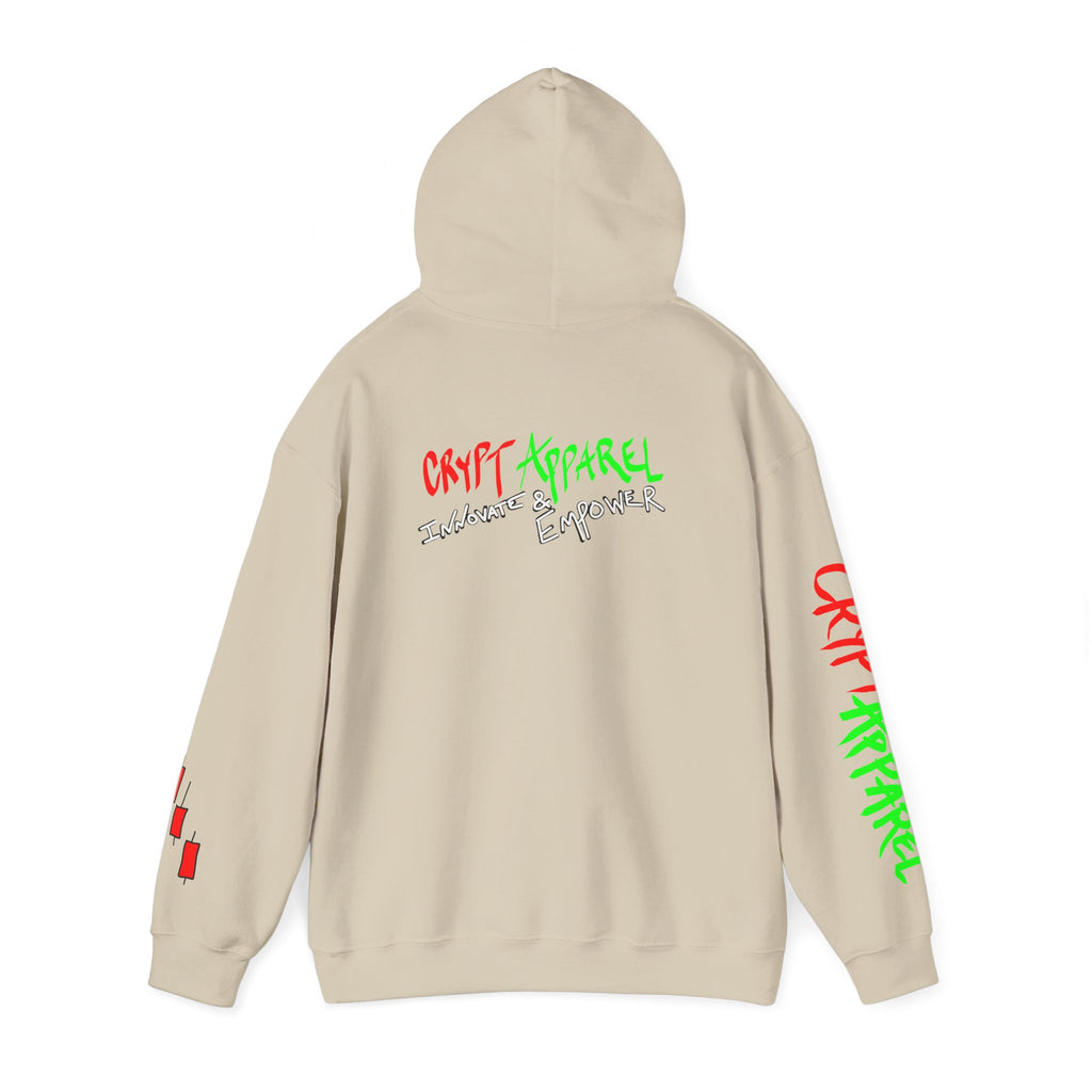 Crypto Degen Hoodie — Crypt Apparel Graphic Pullover