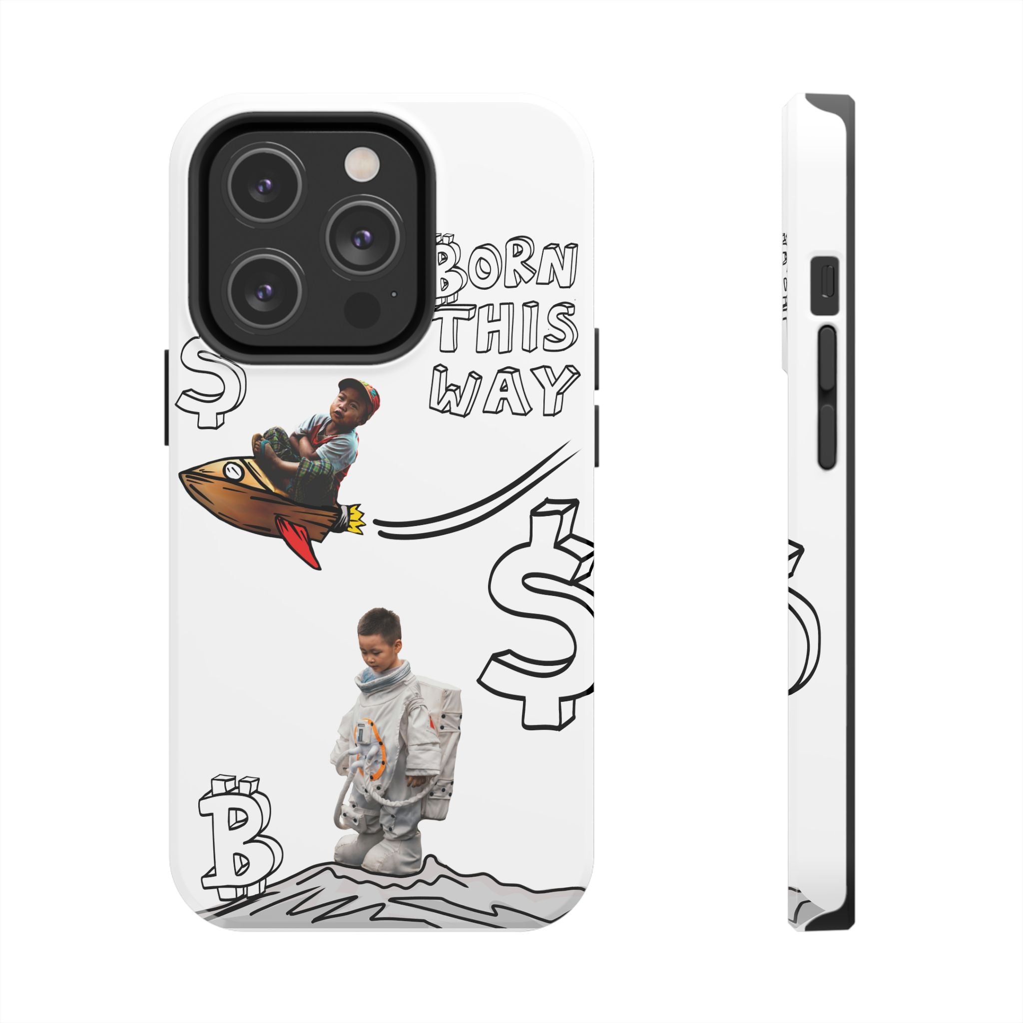Born This Way Phone Case — "Crypt Apparel" Crypto Protective Case