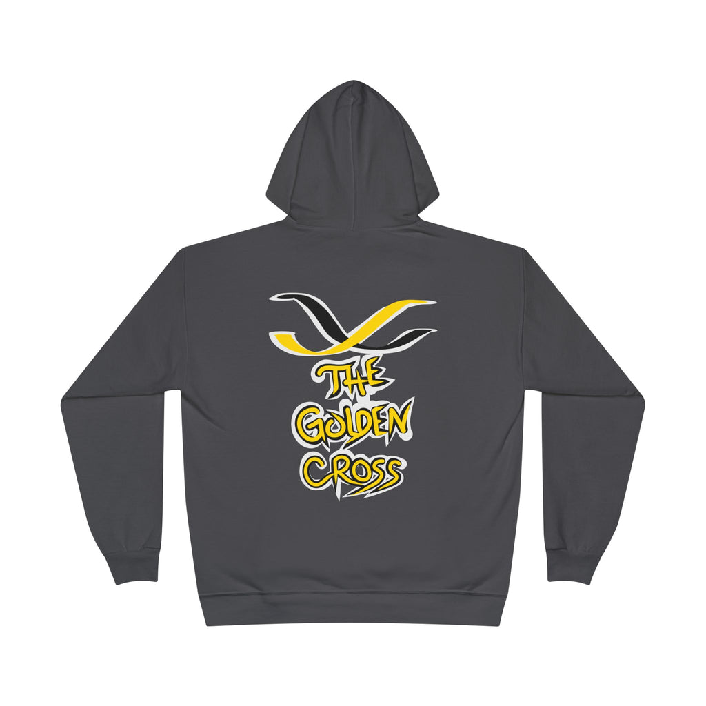 Golden Cross Bull Market Hoodie — 'Crypt Apparel' Crypto Trading Graphic Pullover