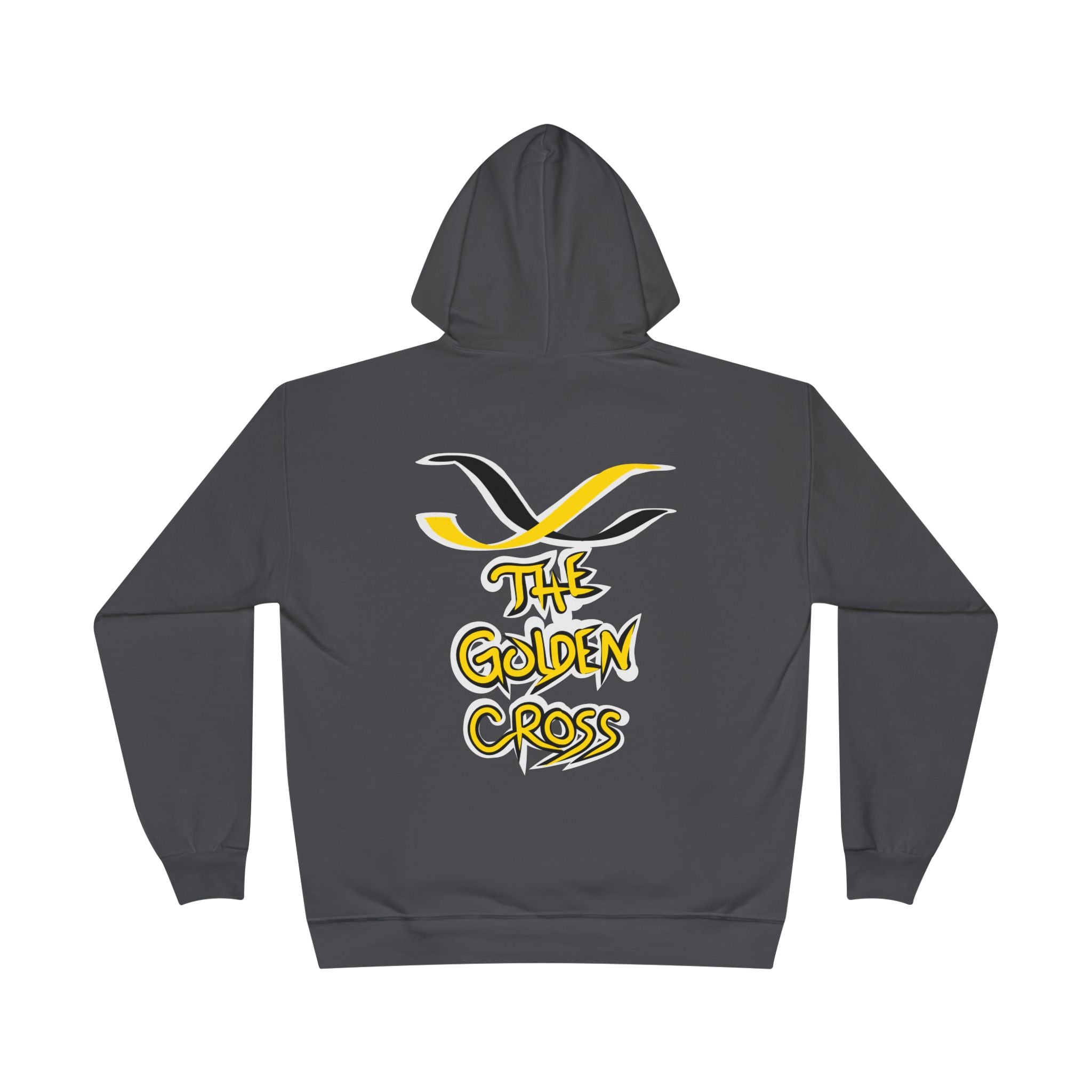 Golden Cross Bull Market Hoodie — 'Crypt Apparel' Crypto Trading Graphic Pullover