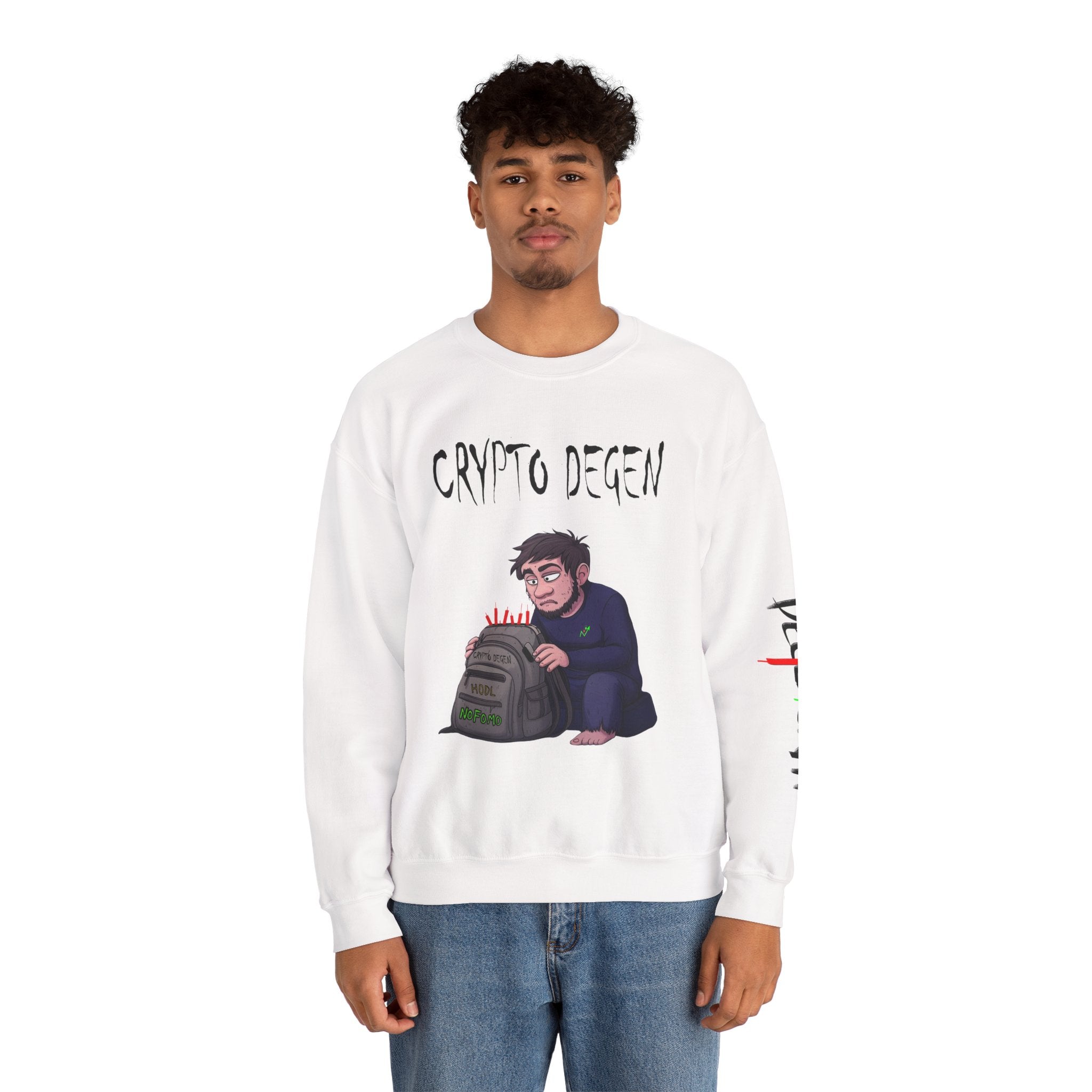 Crypto Degen Crewneck | Crypt Apparel